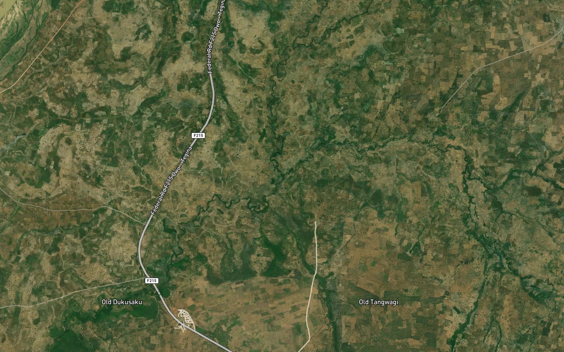 Satellite map of the River Gabuko