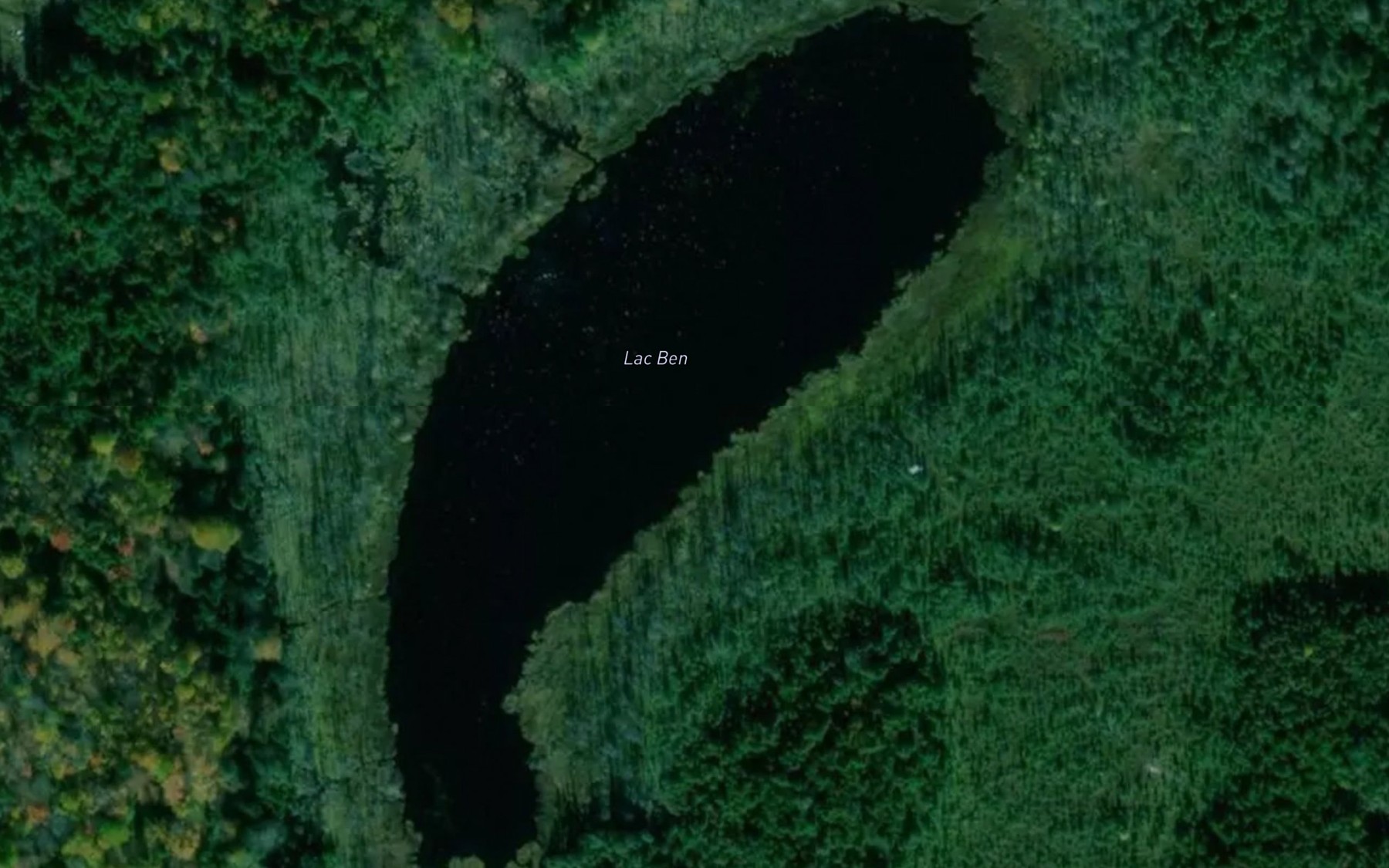 Satellite map of the Lac Ben