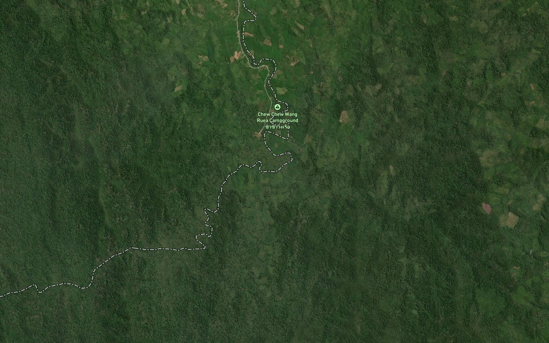 Satellite map of the Khlong Kha Ra