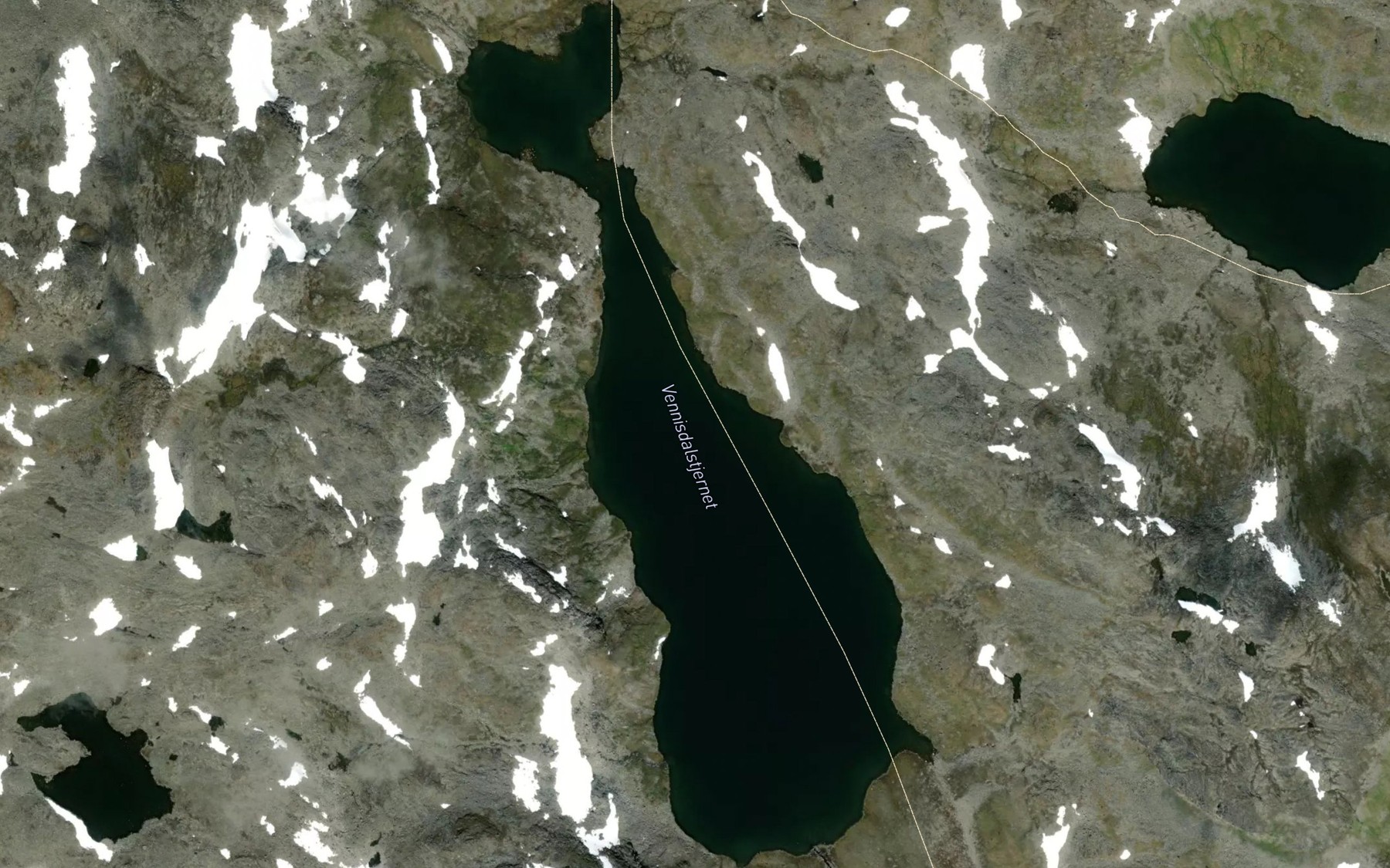 Satellite map of the Vennisdalstjernet