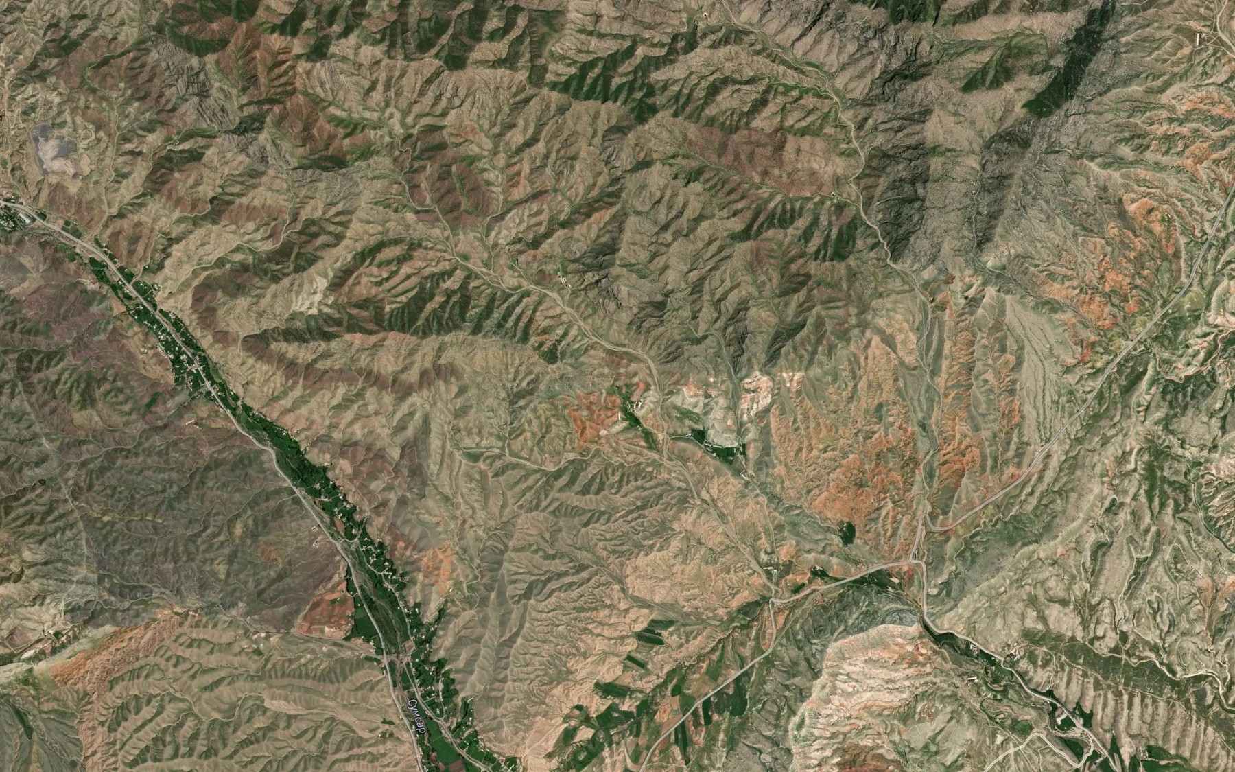 Satellite map of the Rodnik Dzhalpaktash