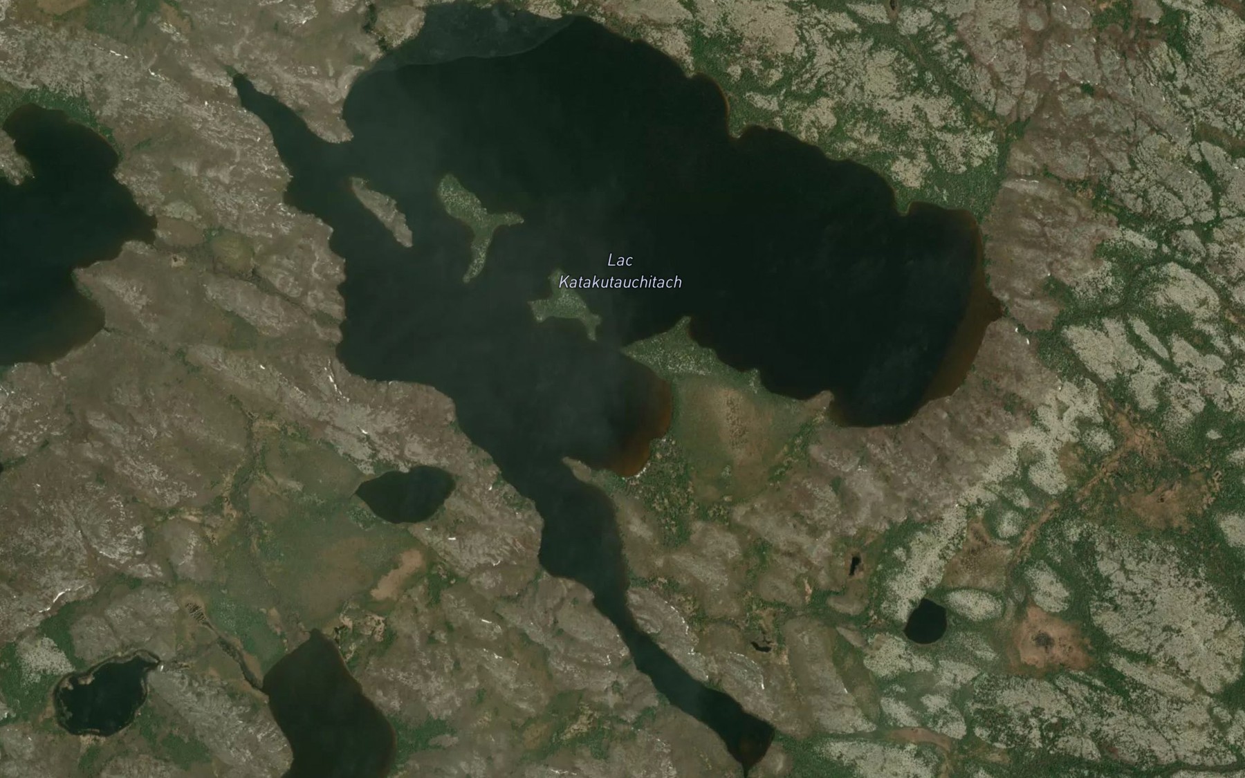Satellite map of the Lac Katakutauchitach