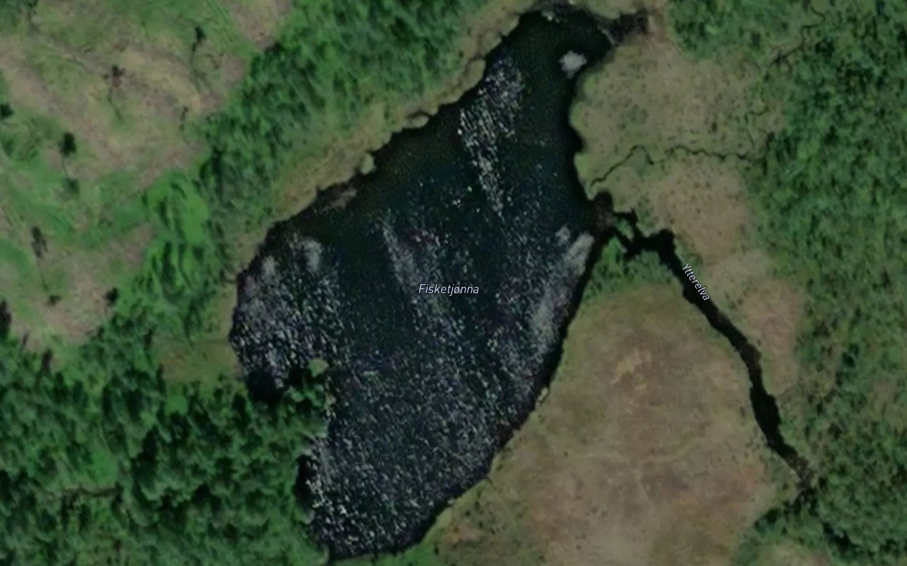 Satellite map of the Fisketjonna