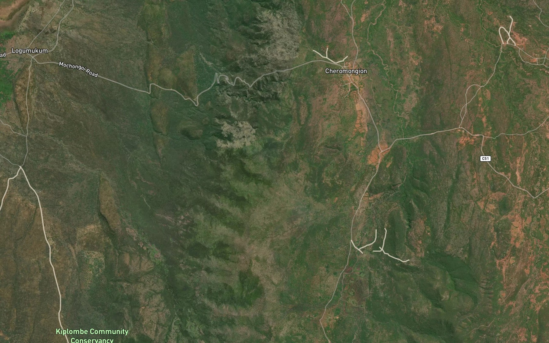 Satellite map of the Chebigin