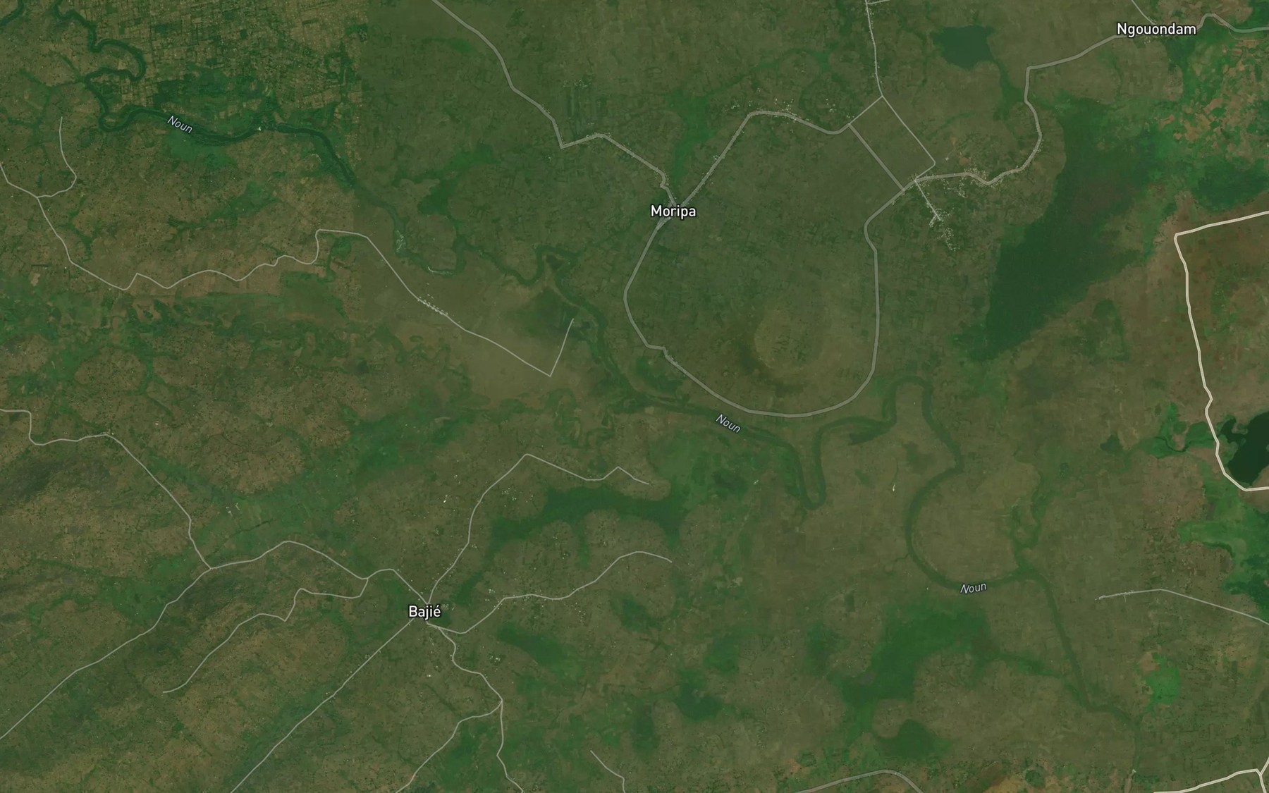 Satellite map of the Mifi Sud