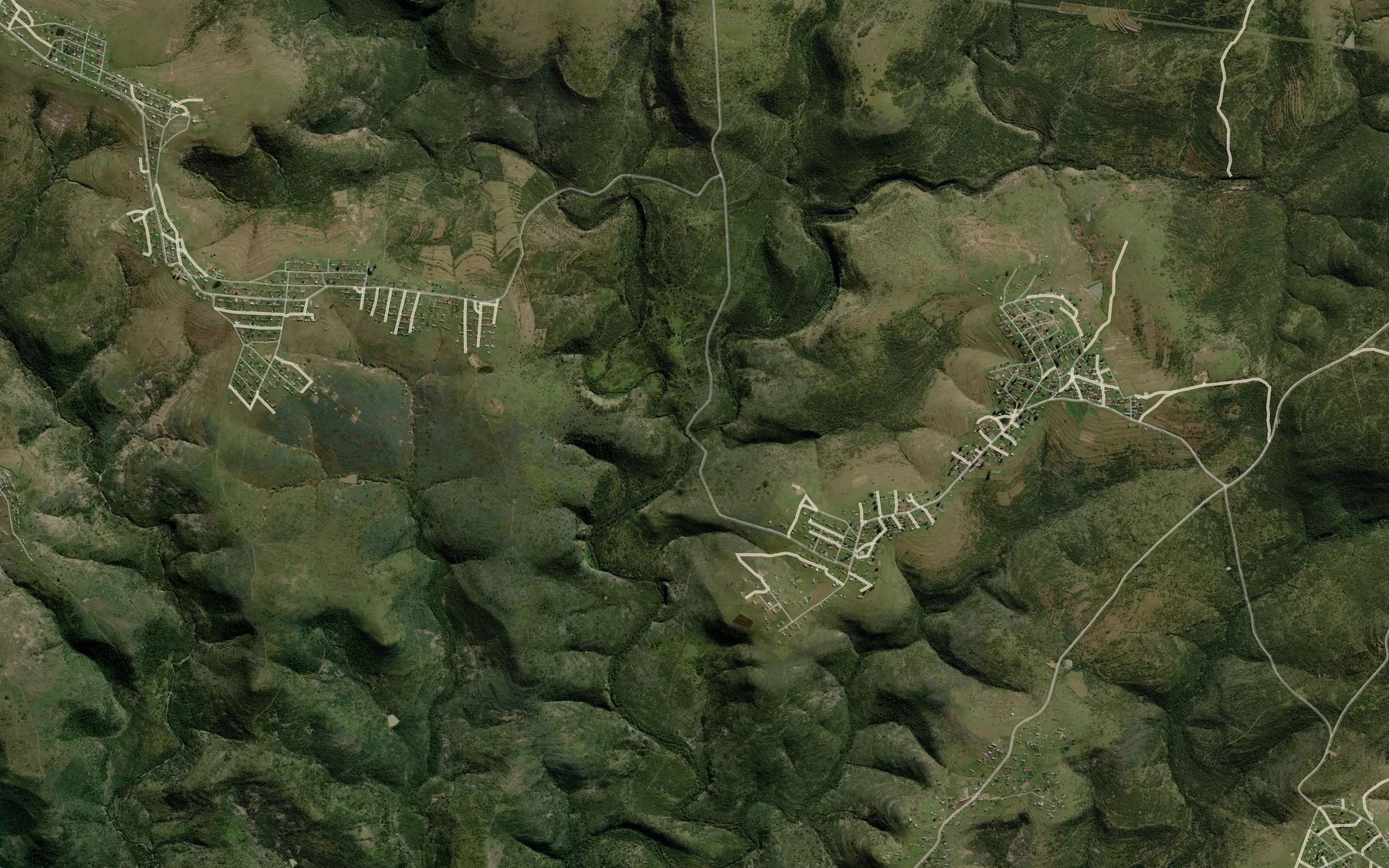 Satellite map of the Mdizeni