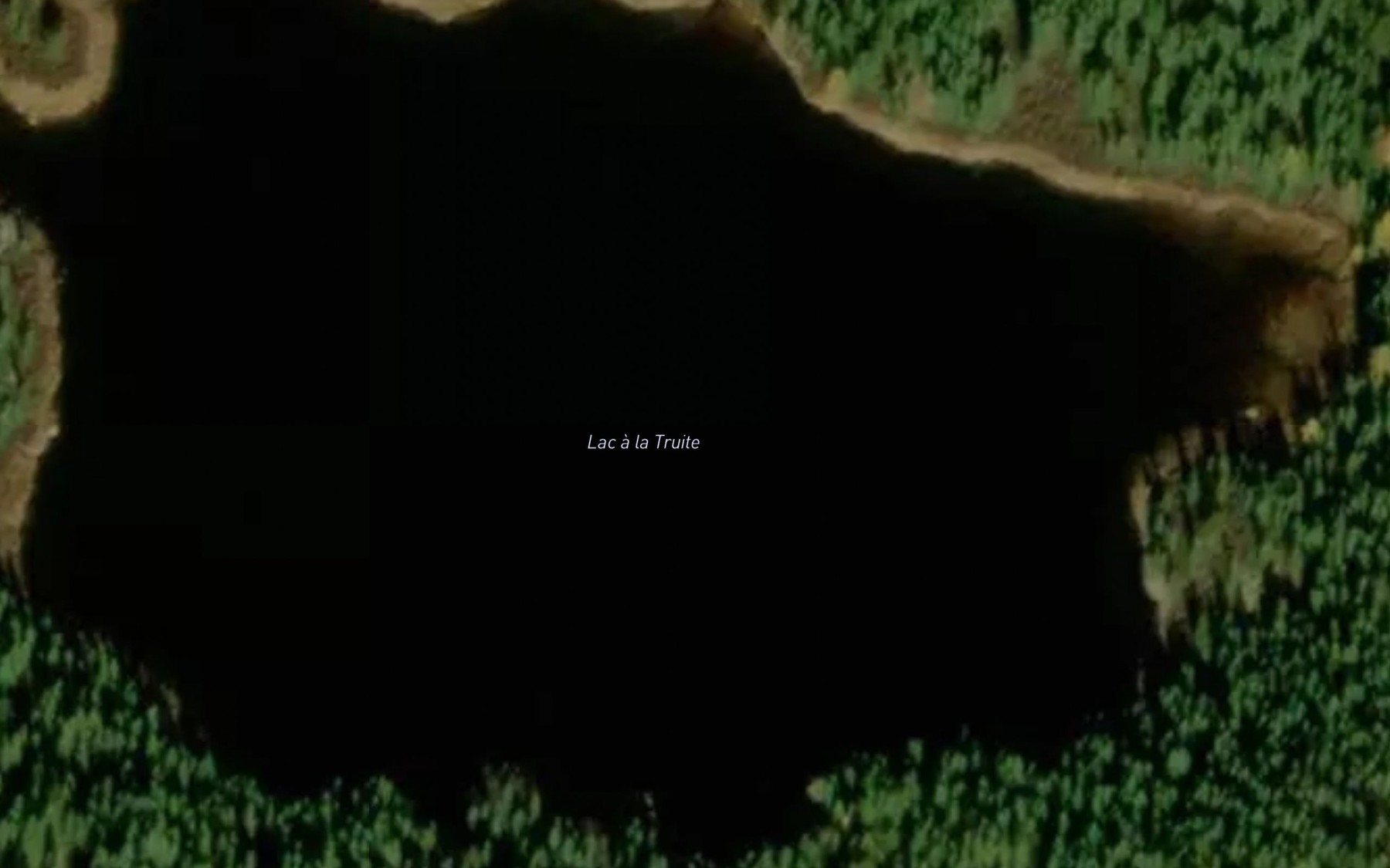 Satellite map of the Lac a la Truite