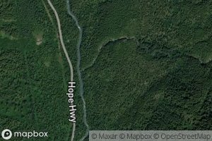 Satellite map of the Walker Creek