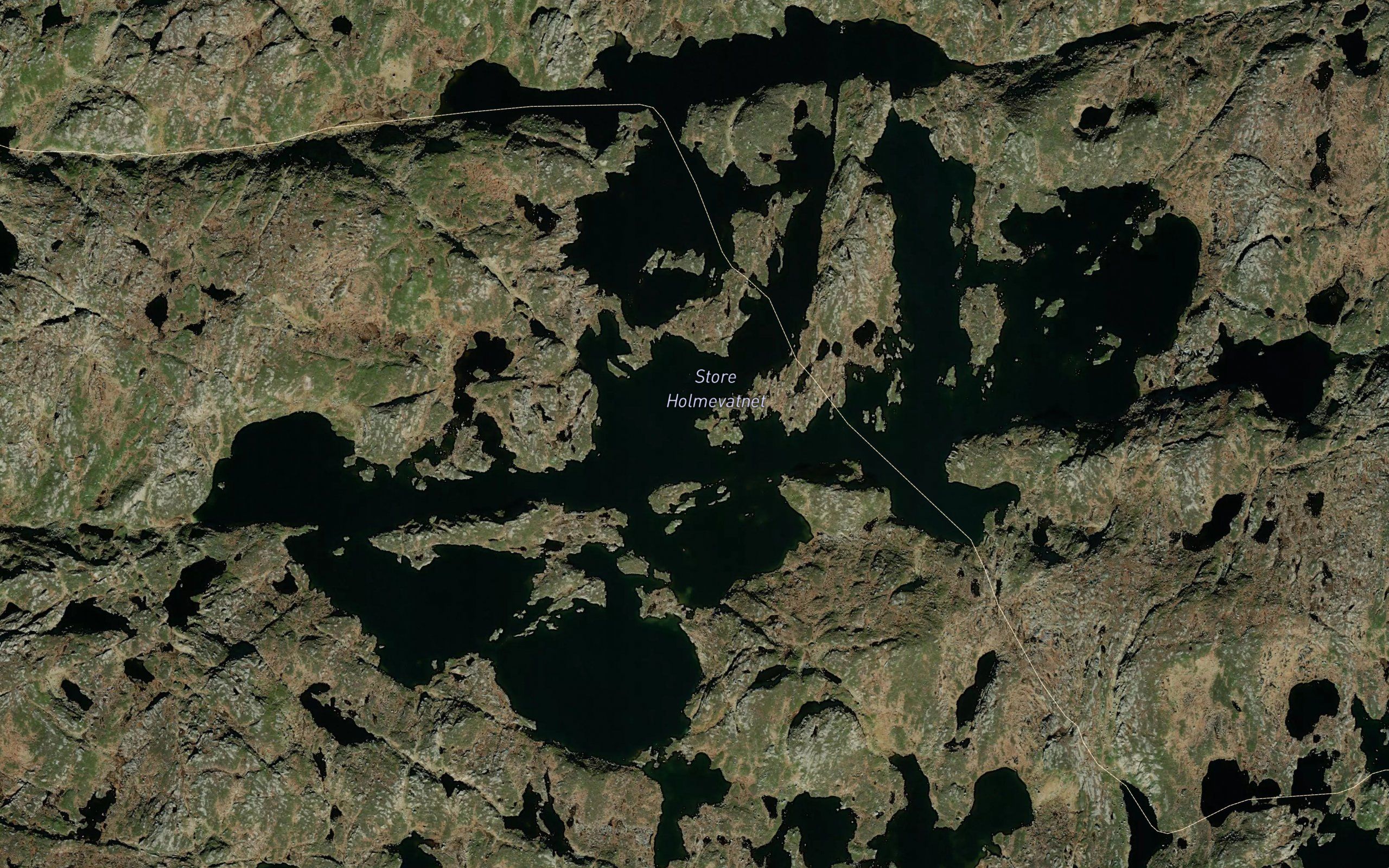 Holmevatnet,store