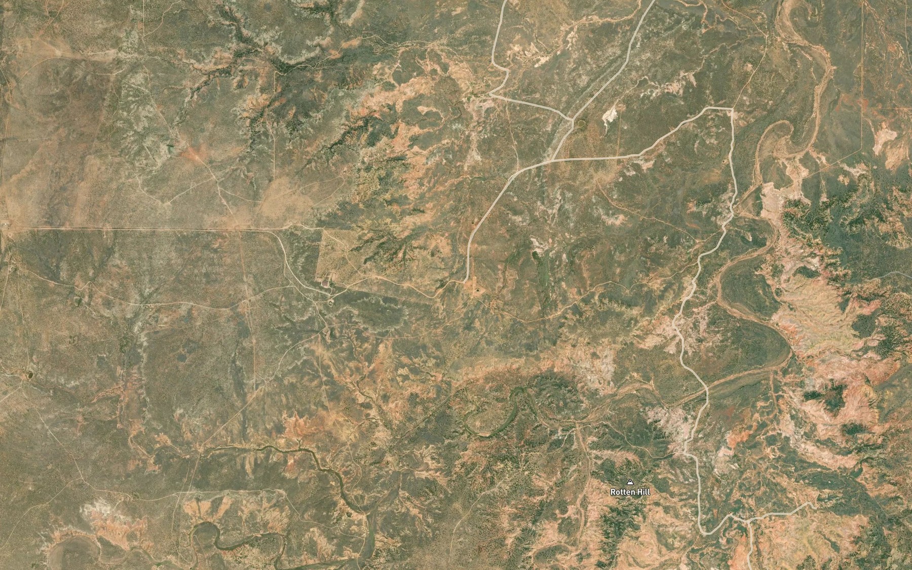 Satellite map of the Prairie Dog Spring