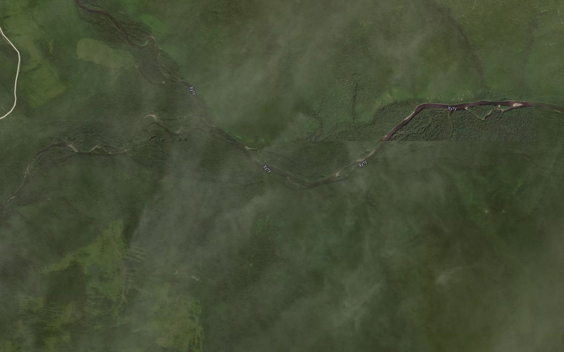 Satellite map of the Pakhi