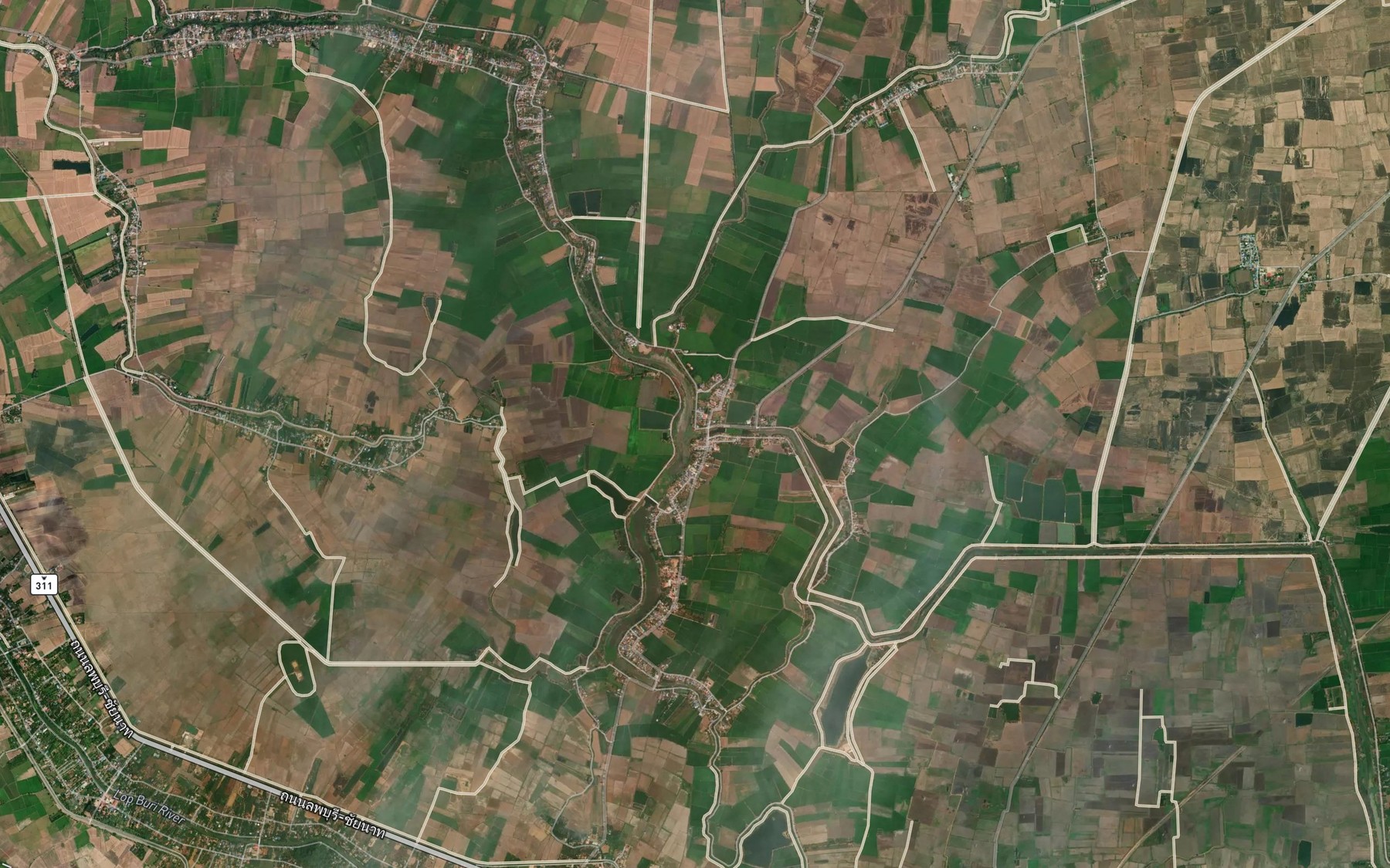 Satellite map of the Lam Nong Ri
