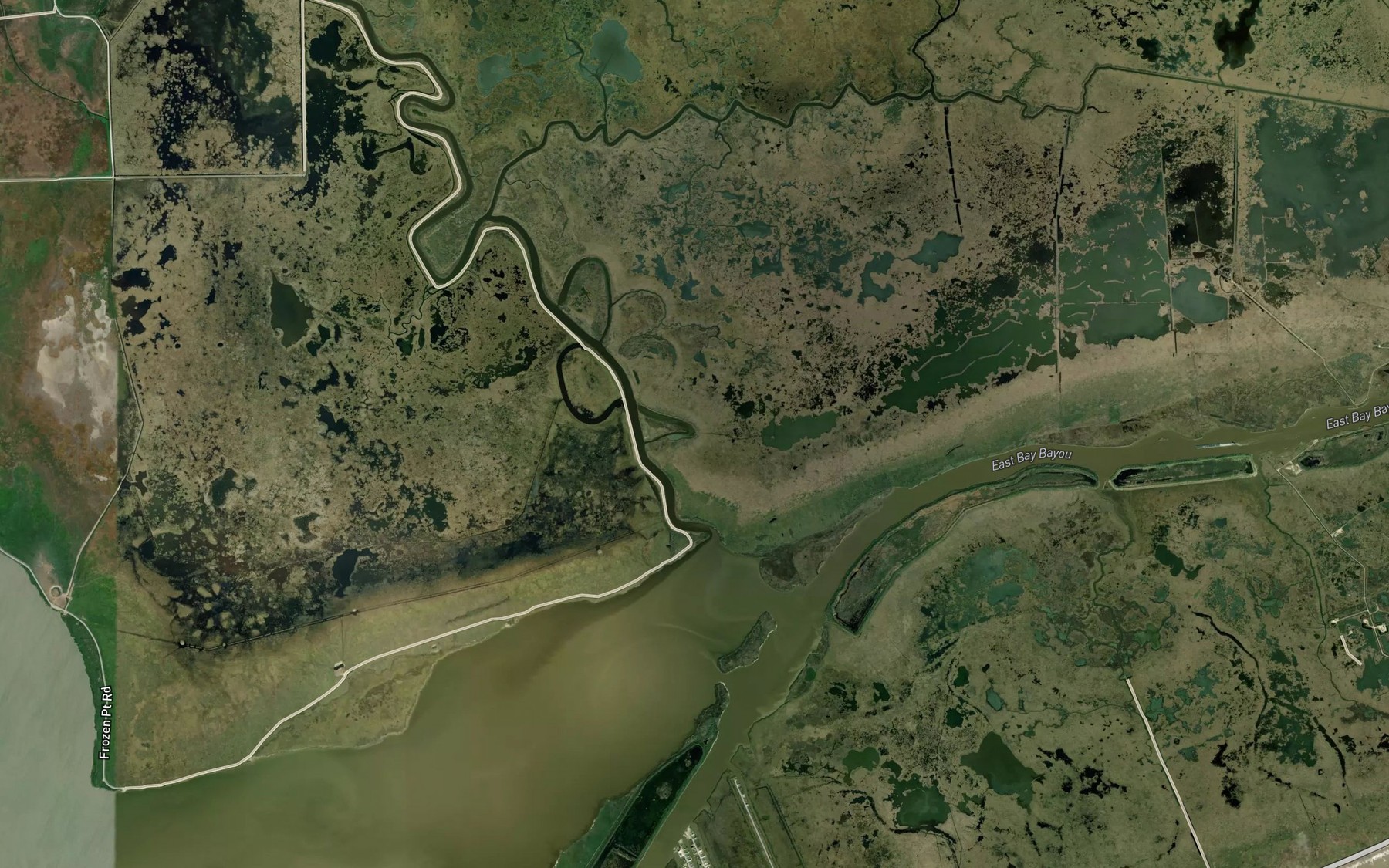 Satellite map of the Devils Elbow
