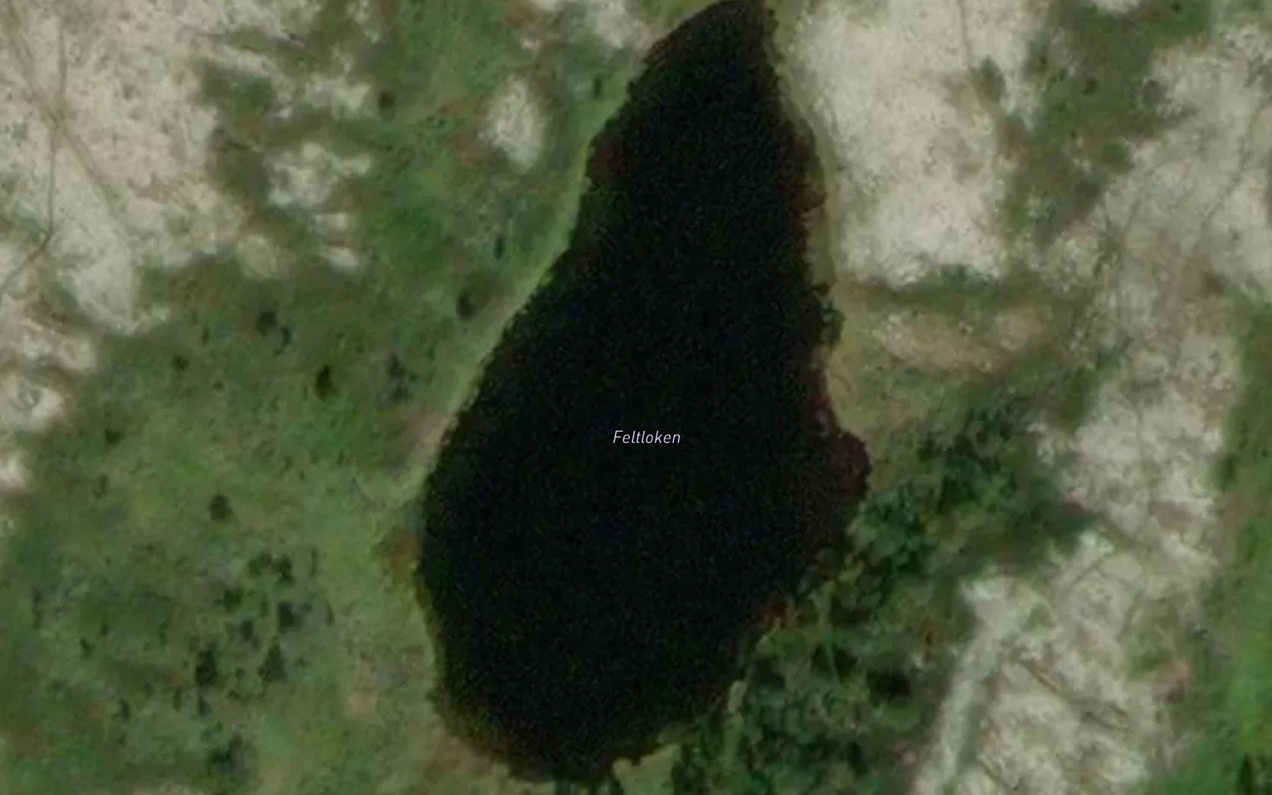 Satellite map of the Feltloken