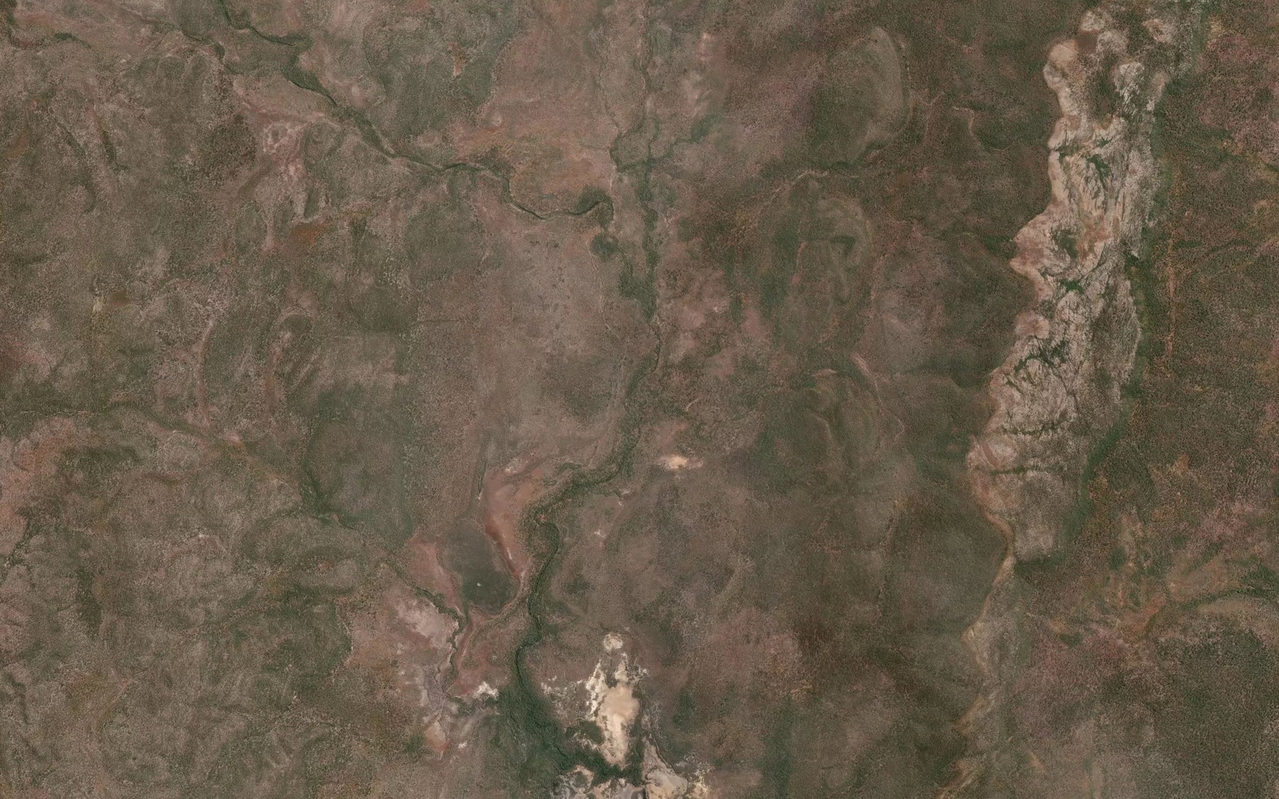 Satellite map of the Marura River