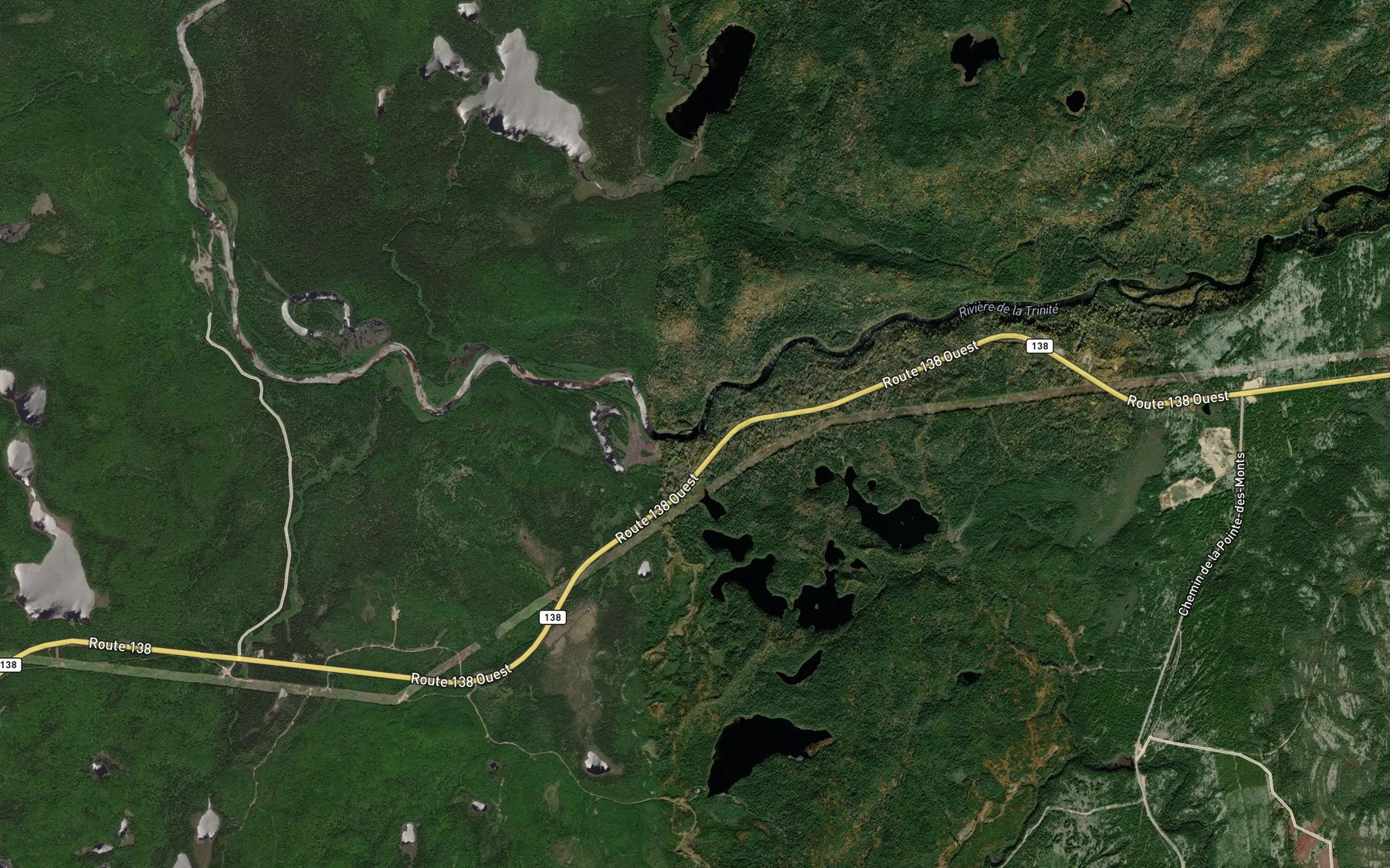 Satellite map of the Fosse de la Theiere