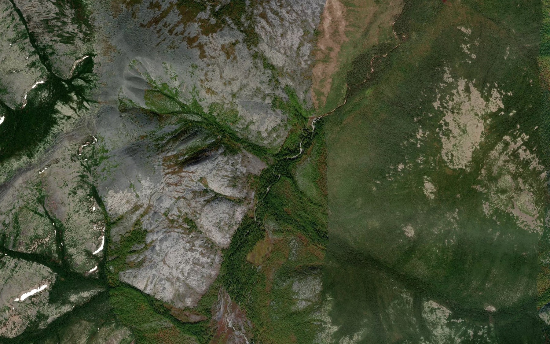 Satellite map of the Geltan