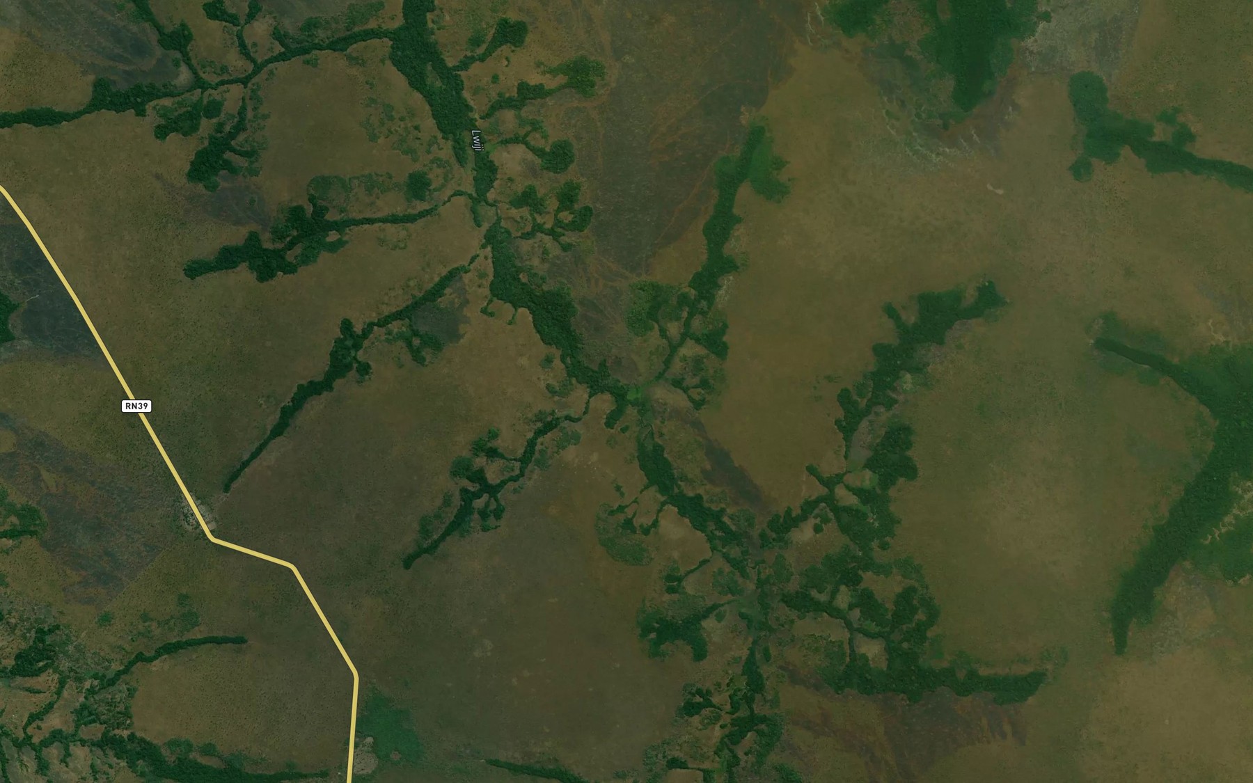 Satellite map of the Mujima