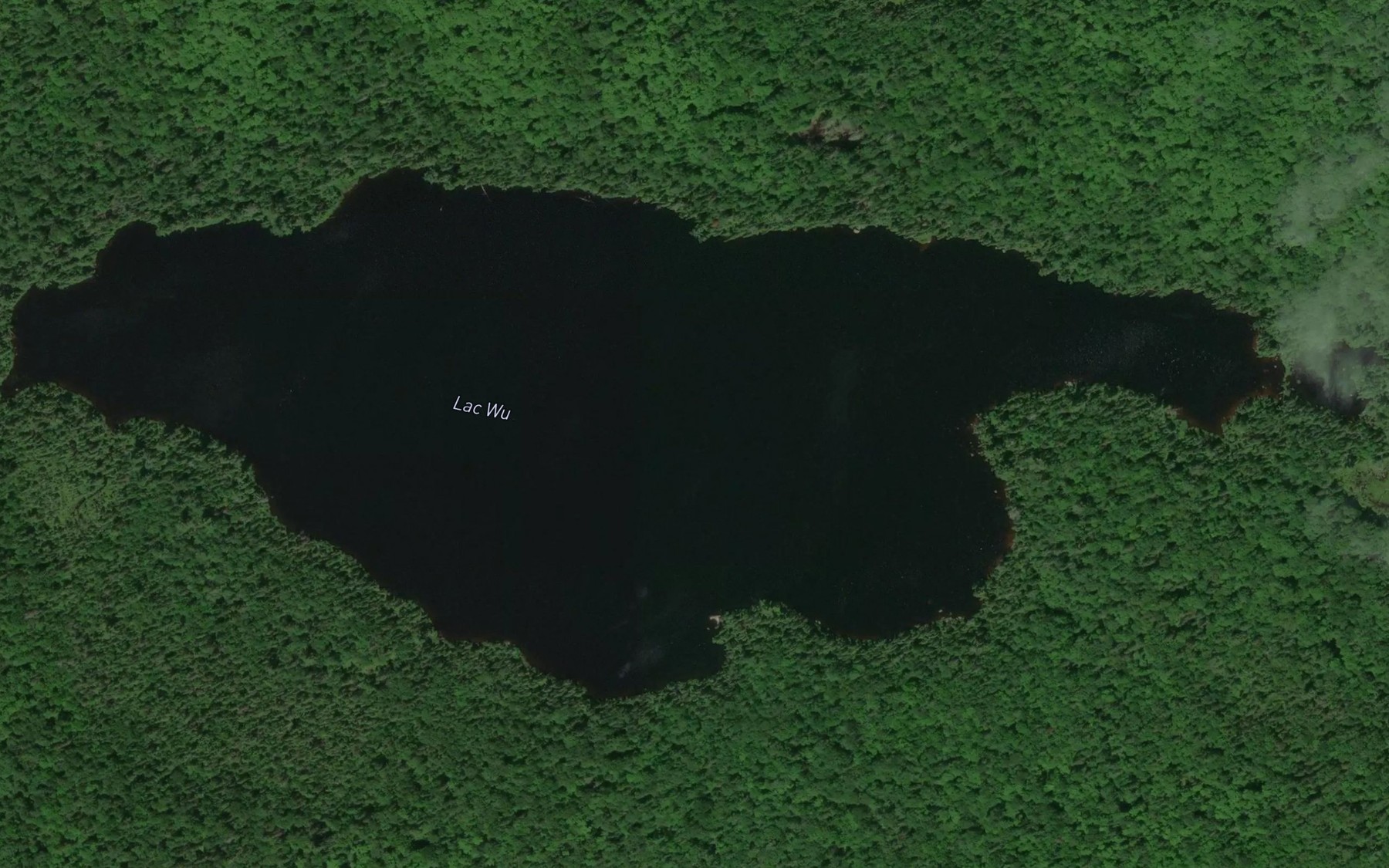 Satellite map of the Lac Wu