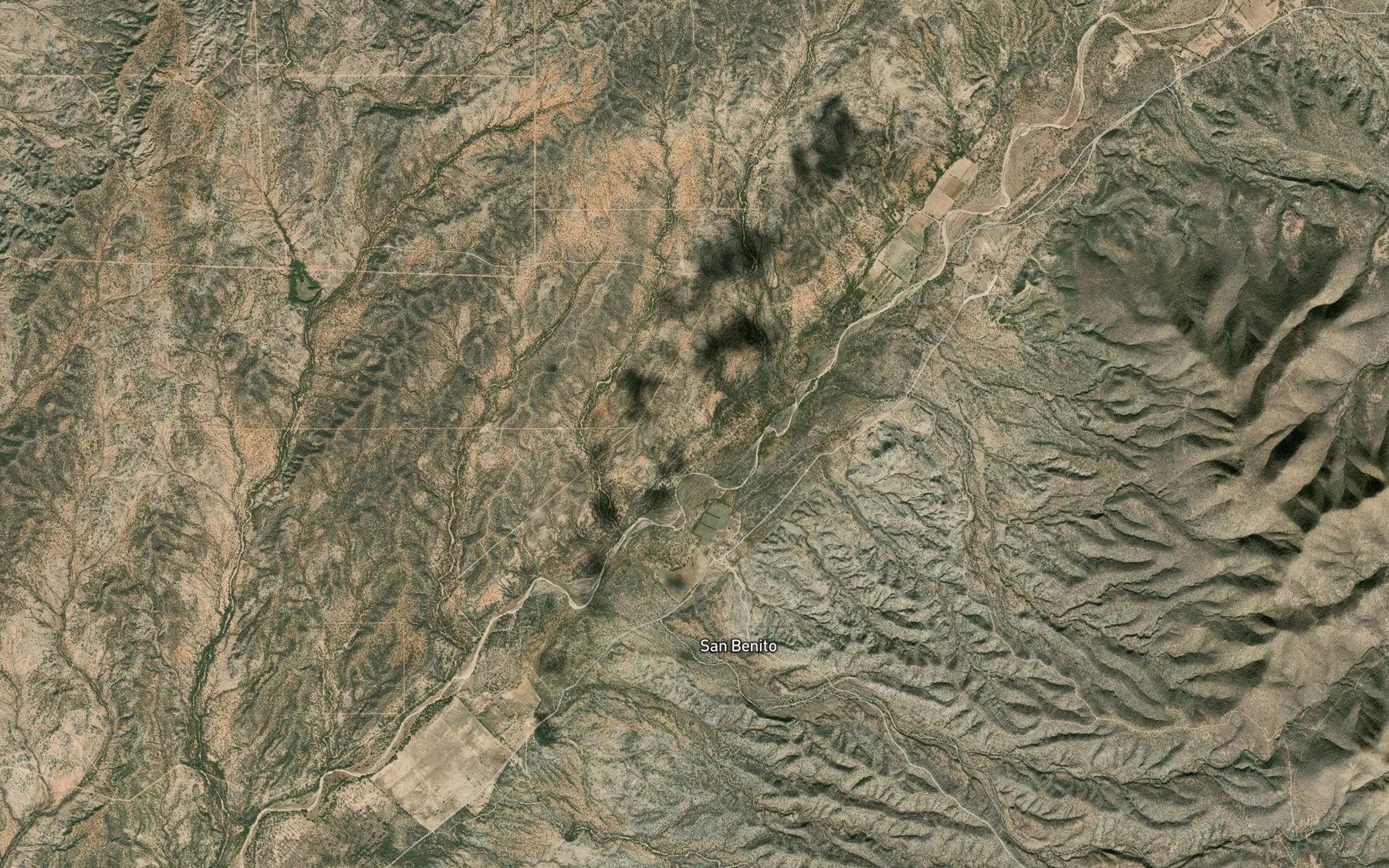 Satellite map of the Canada Teran