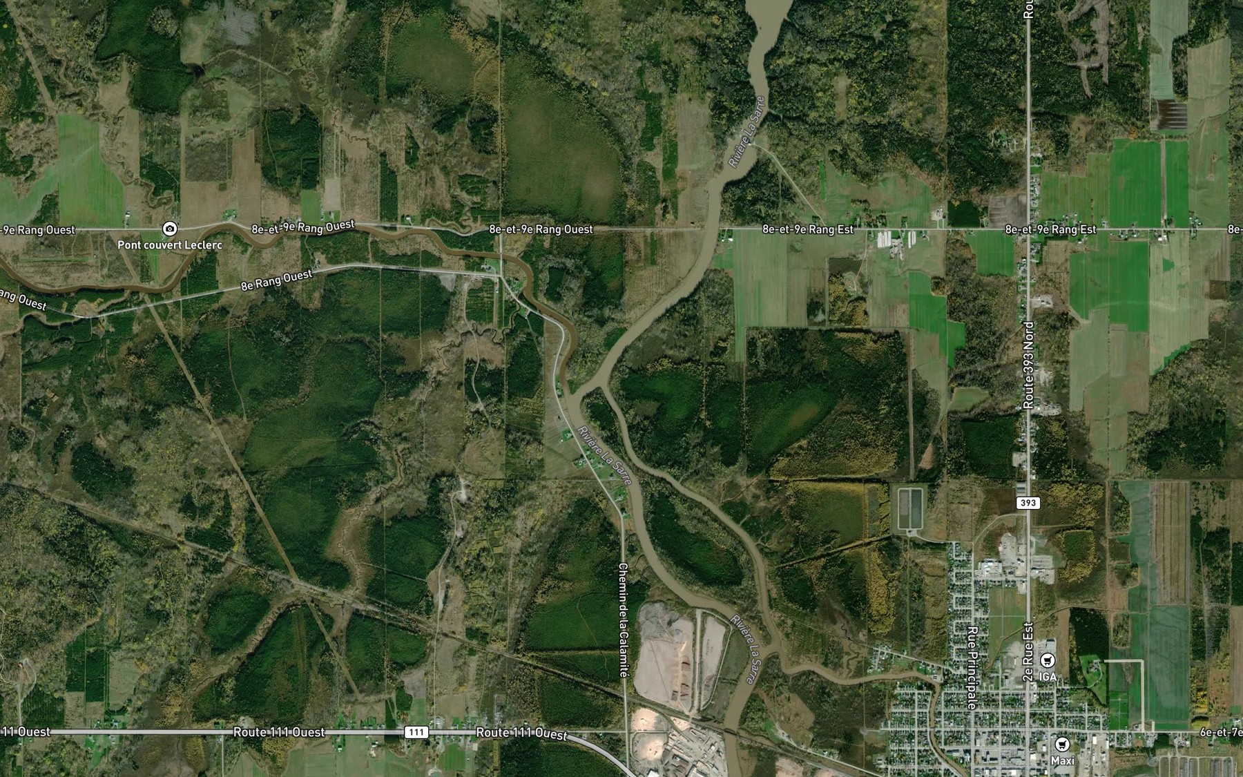 Satellite map of the Confluent Kibiciwakamici