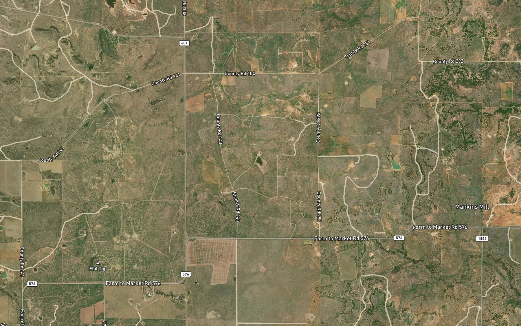 Satellite map of the Elliot Lake