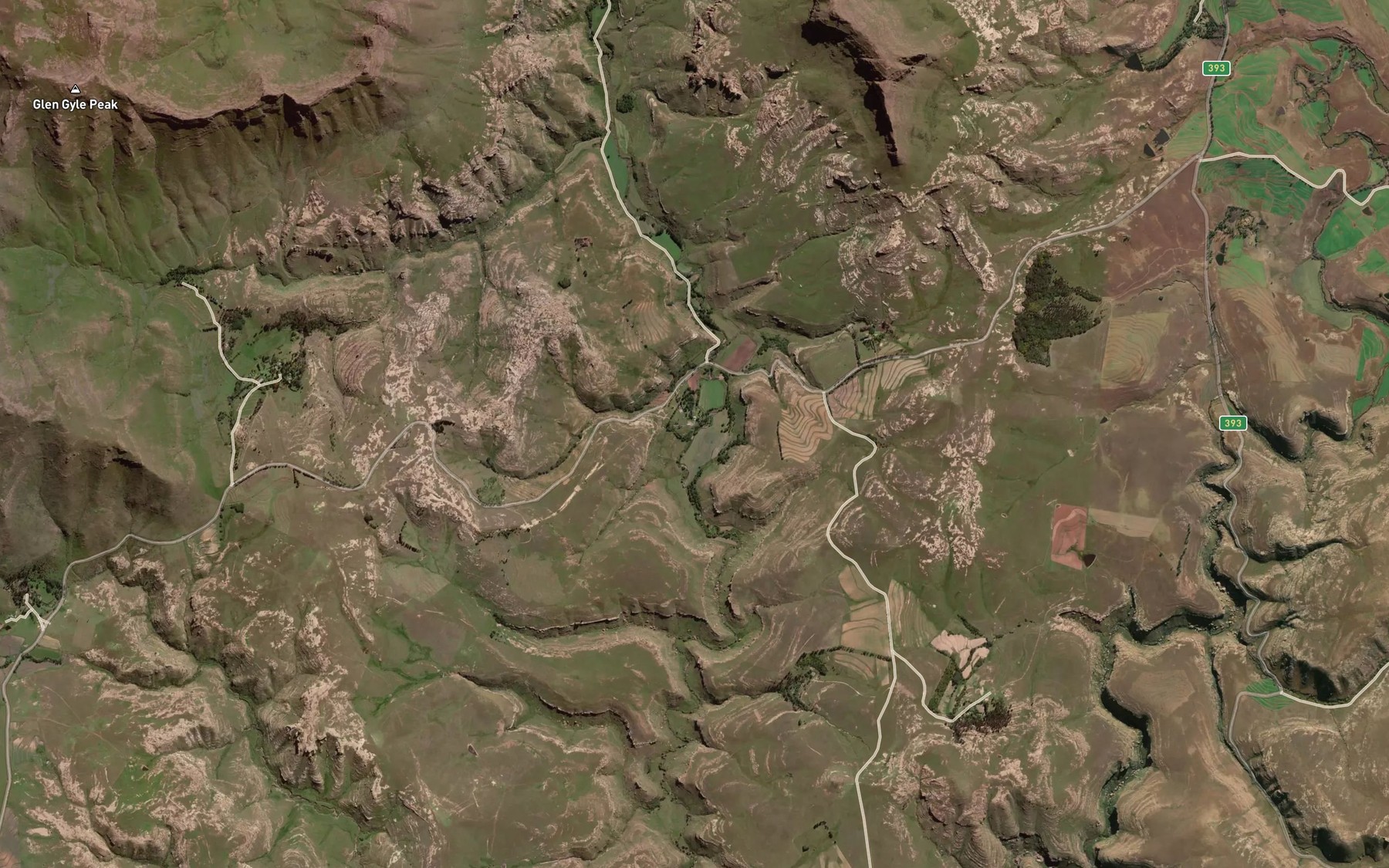 Satellite map of the Vlooikraalspruit