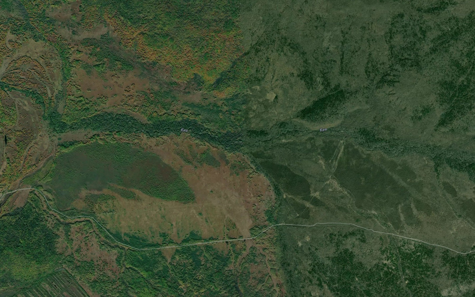 Satellite map of the Fartovyy