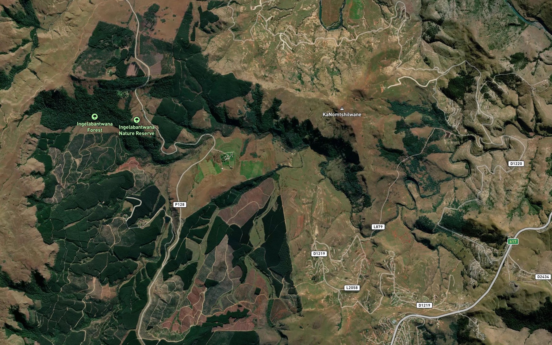 Satellite map of the Silikhuni