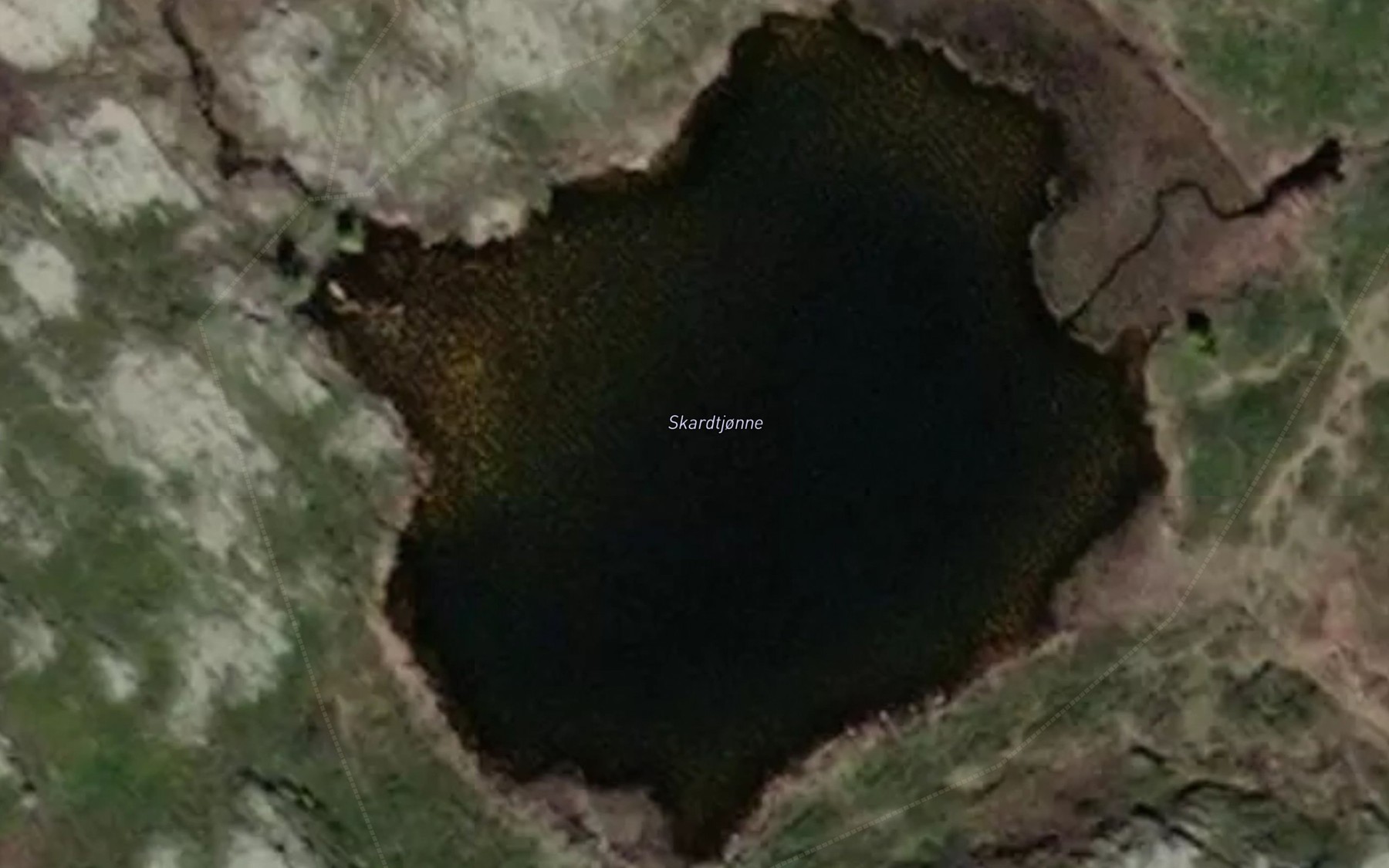 Satellite map of the Skardtjorni