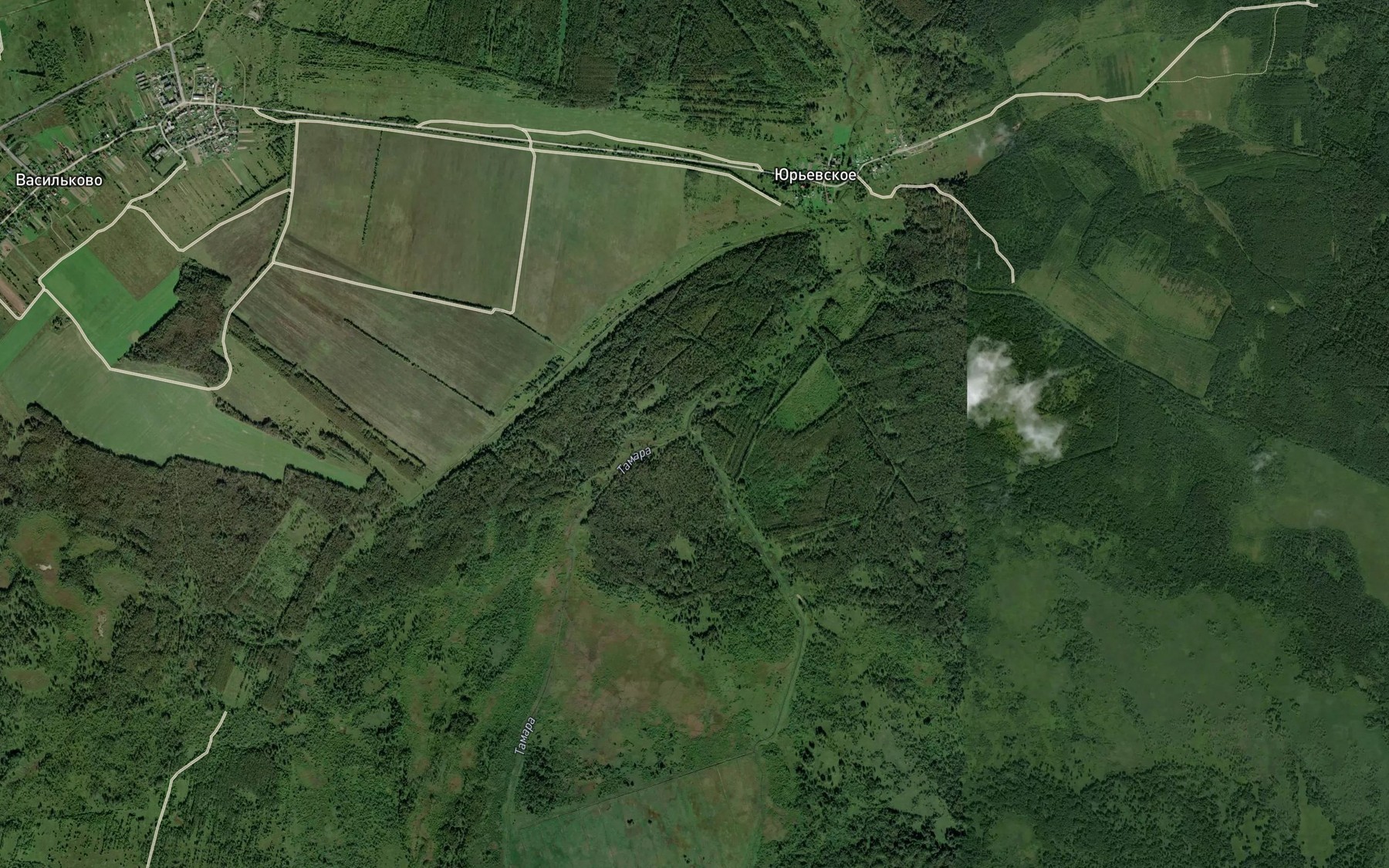 Satellite map of the Vysokovskaya