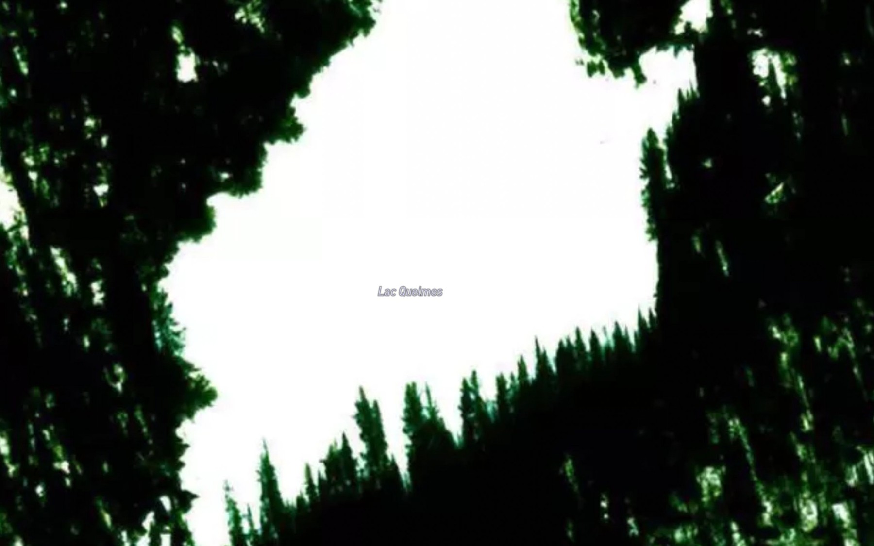 Satellite map of the Lac Quelmes