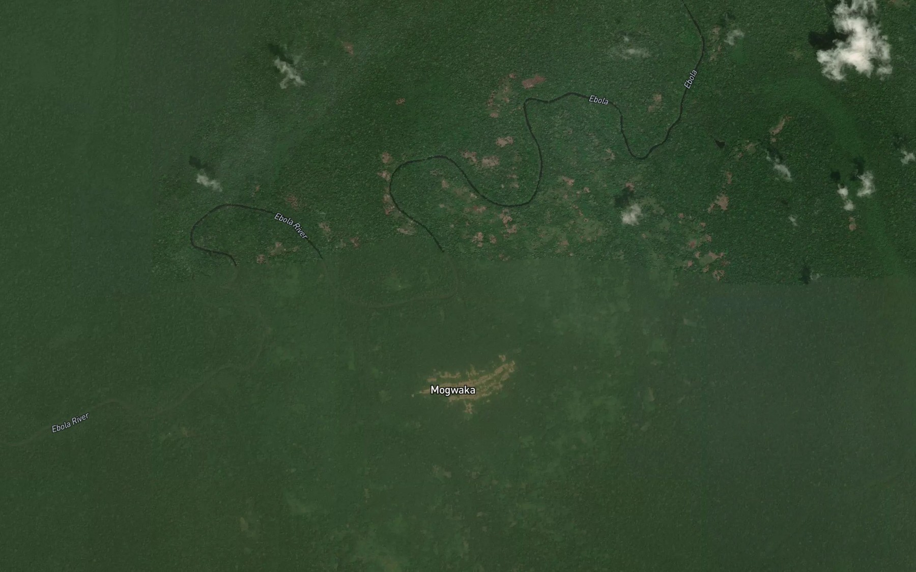 Satellite map of the Gumbela