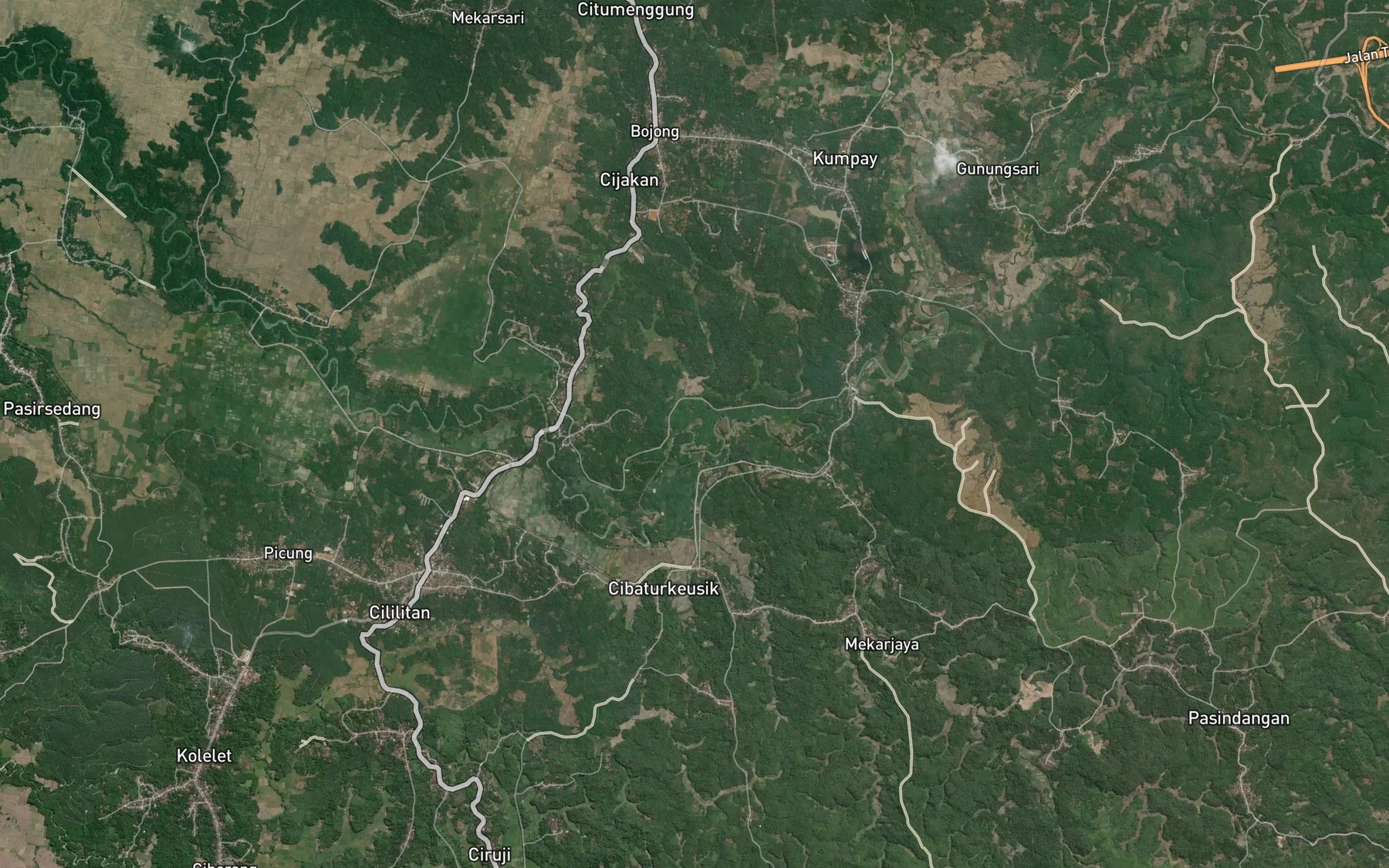 Satellite map of the Ci Caratus
