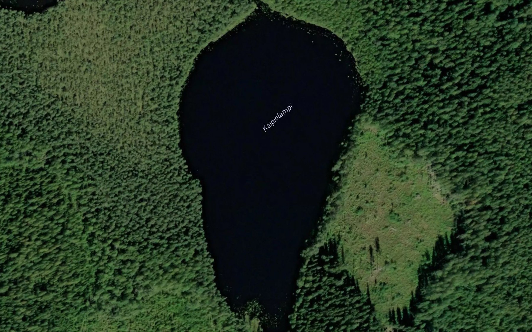 Satellite map of the Kaipiolampi