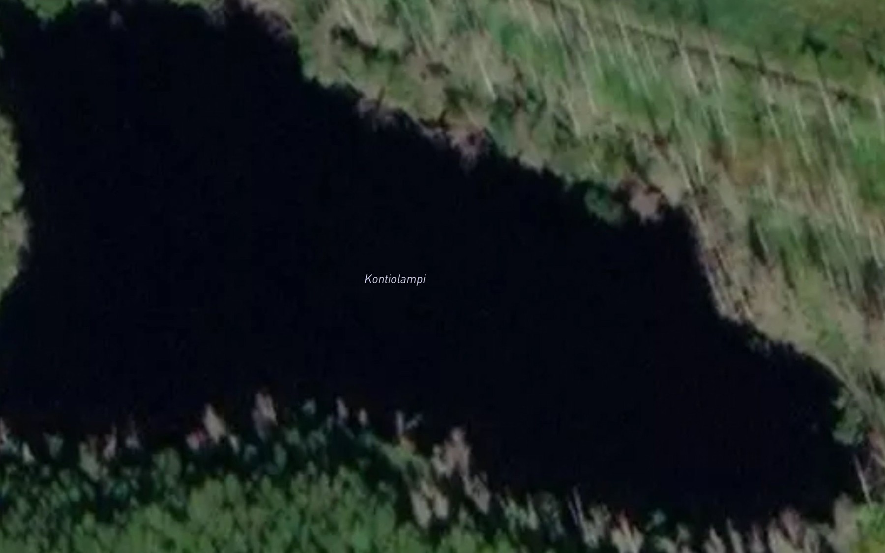 Satellite map of the Kontiolampi