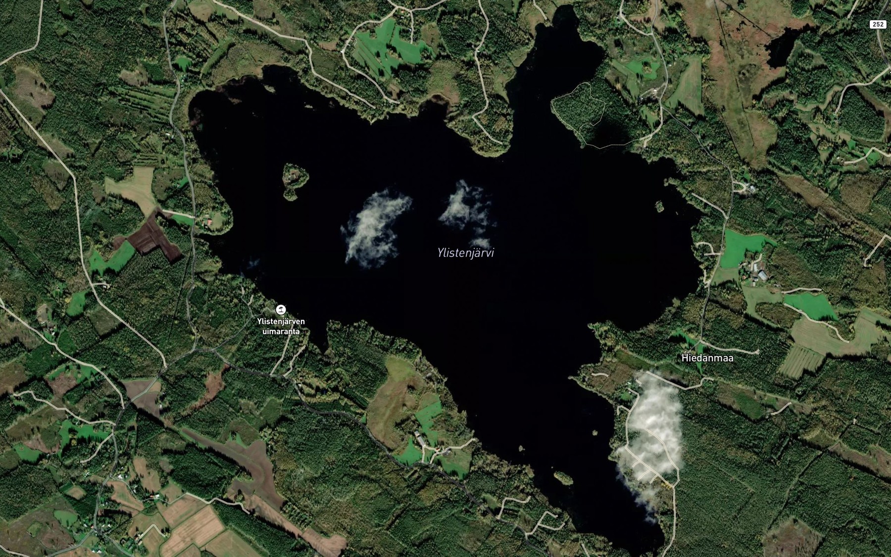 Satellite map of the Ylistenjarvi