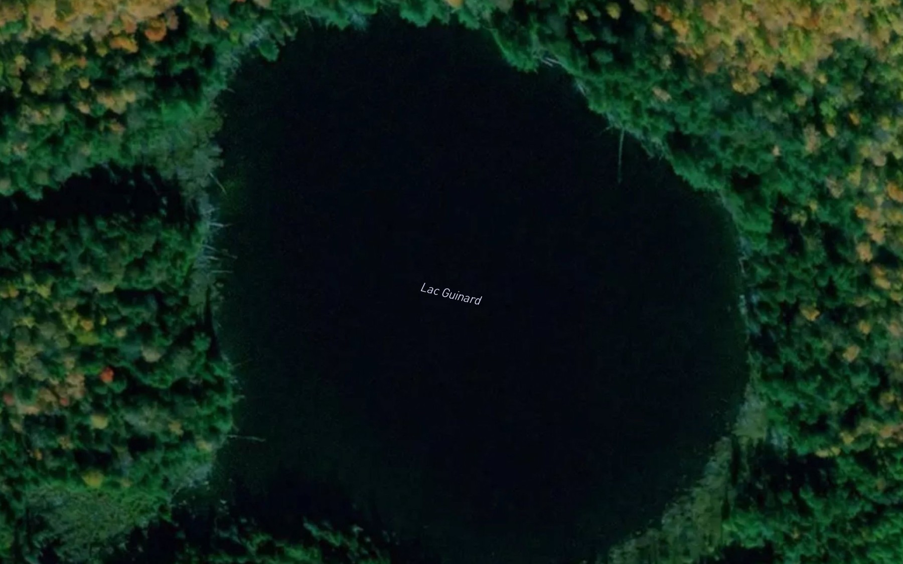 Satellite map of the Lac Guinard