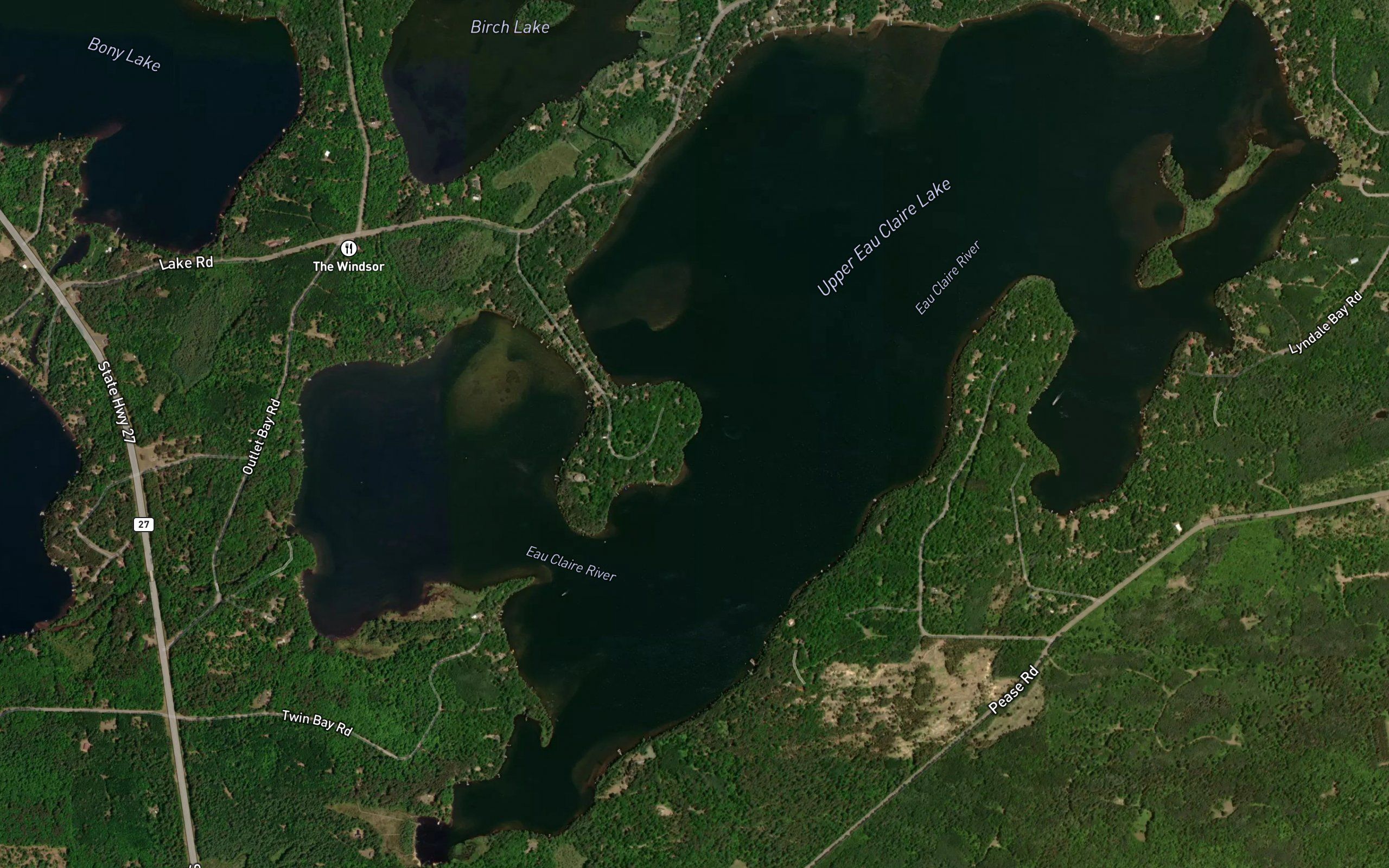 Upper Eau Claire Lake