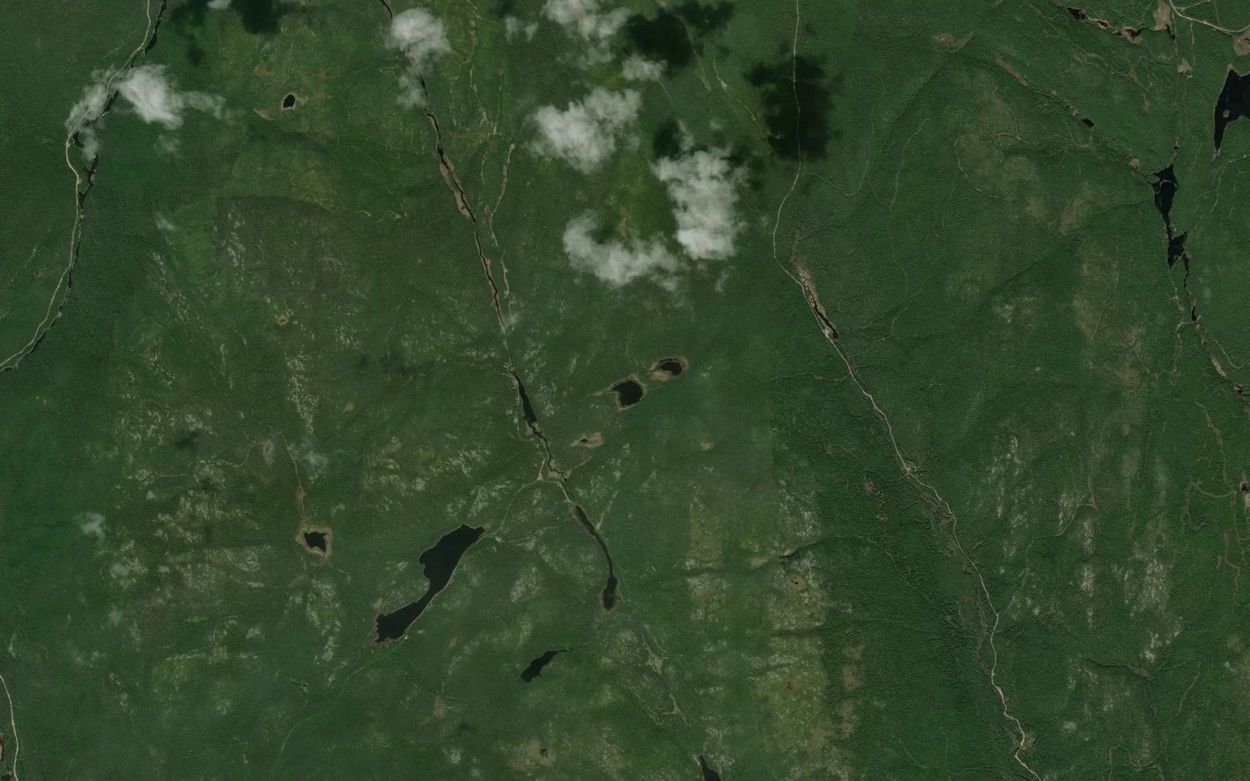Satellite map of the Lac de la Bergerie