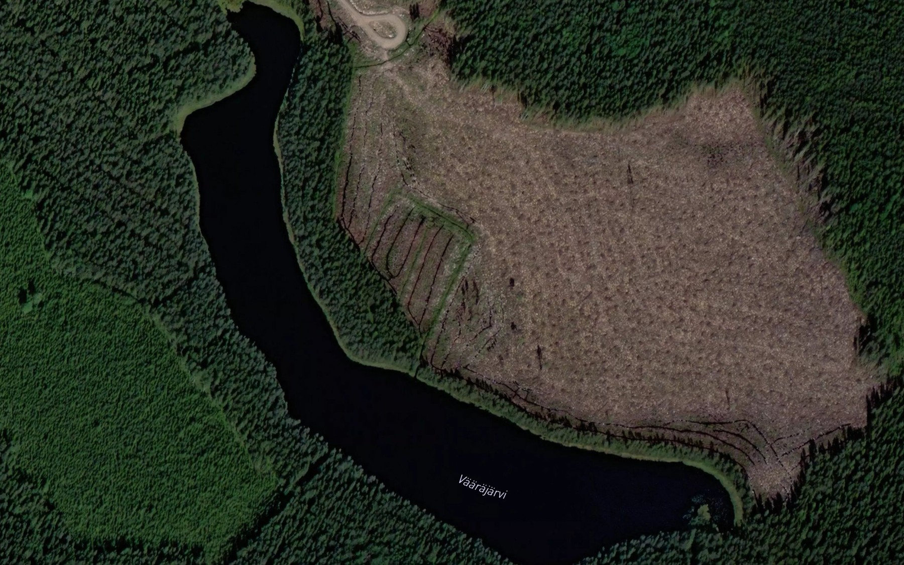 Satellite map of the Vaarajarvi