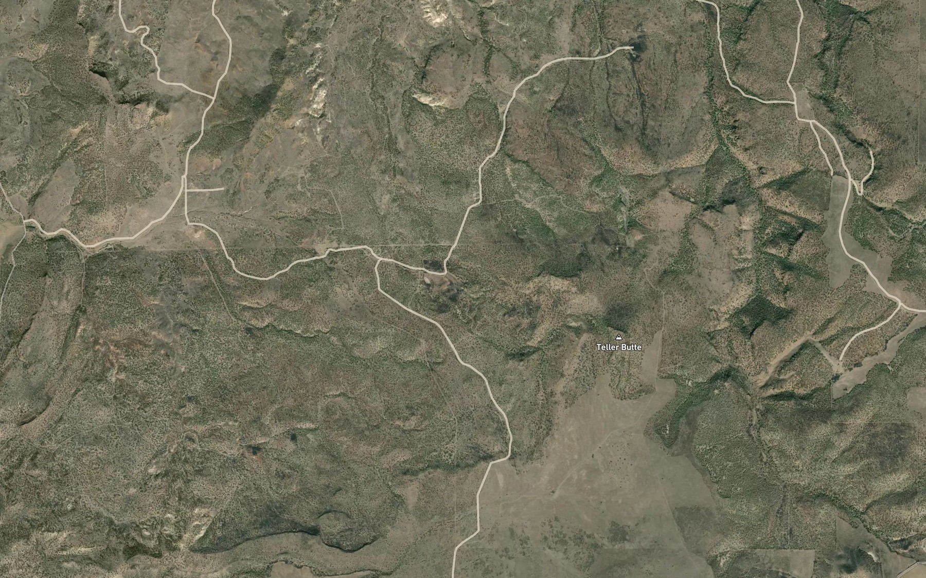 Satellite map of the Lake Camp Springs