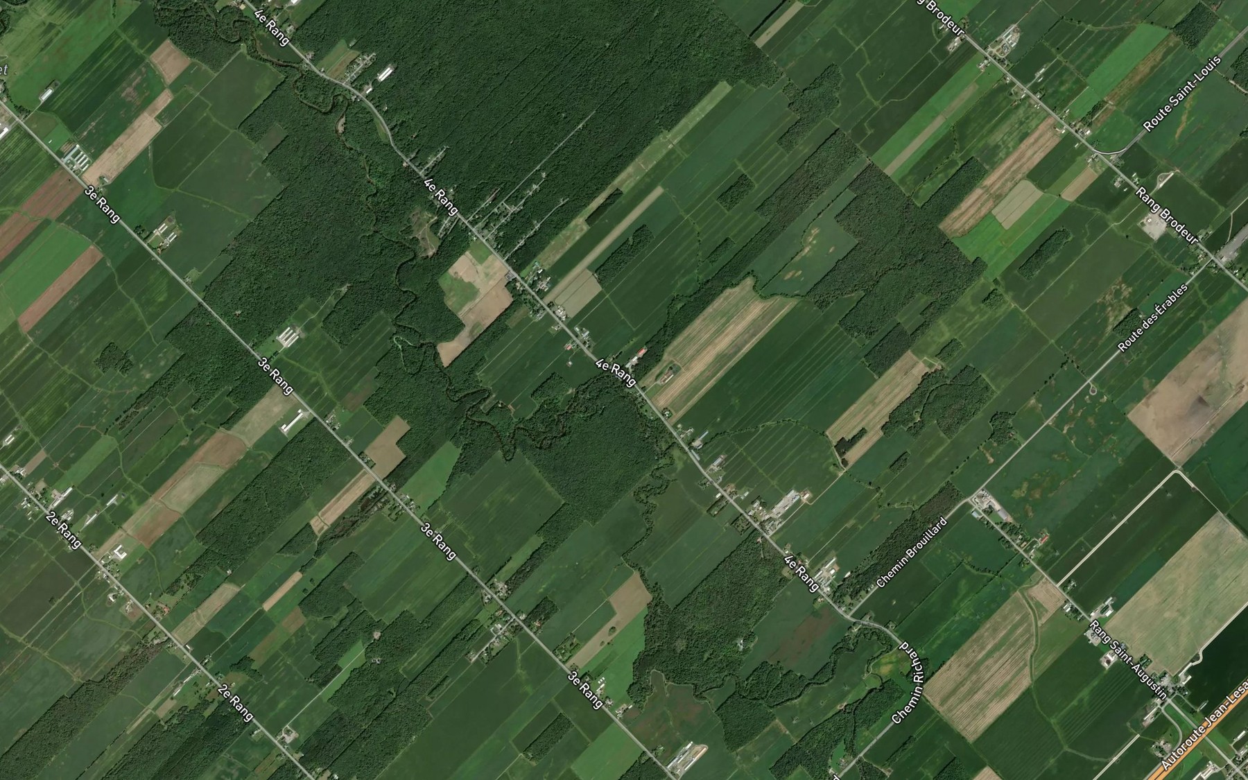 Satellite map of the Ruisseau Bras de Vis