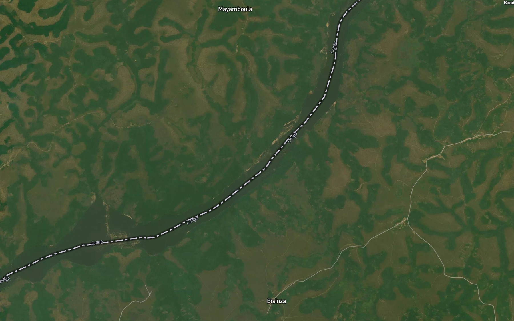 Satellite map of the Louassi