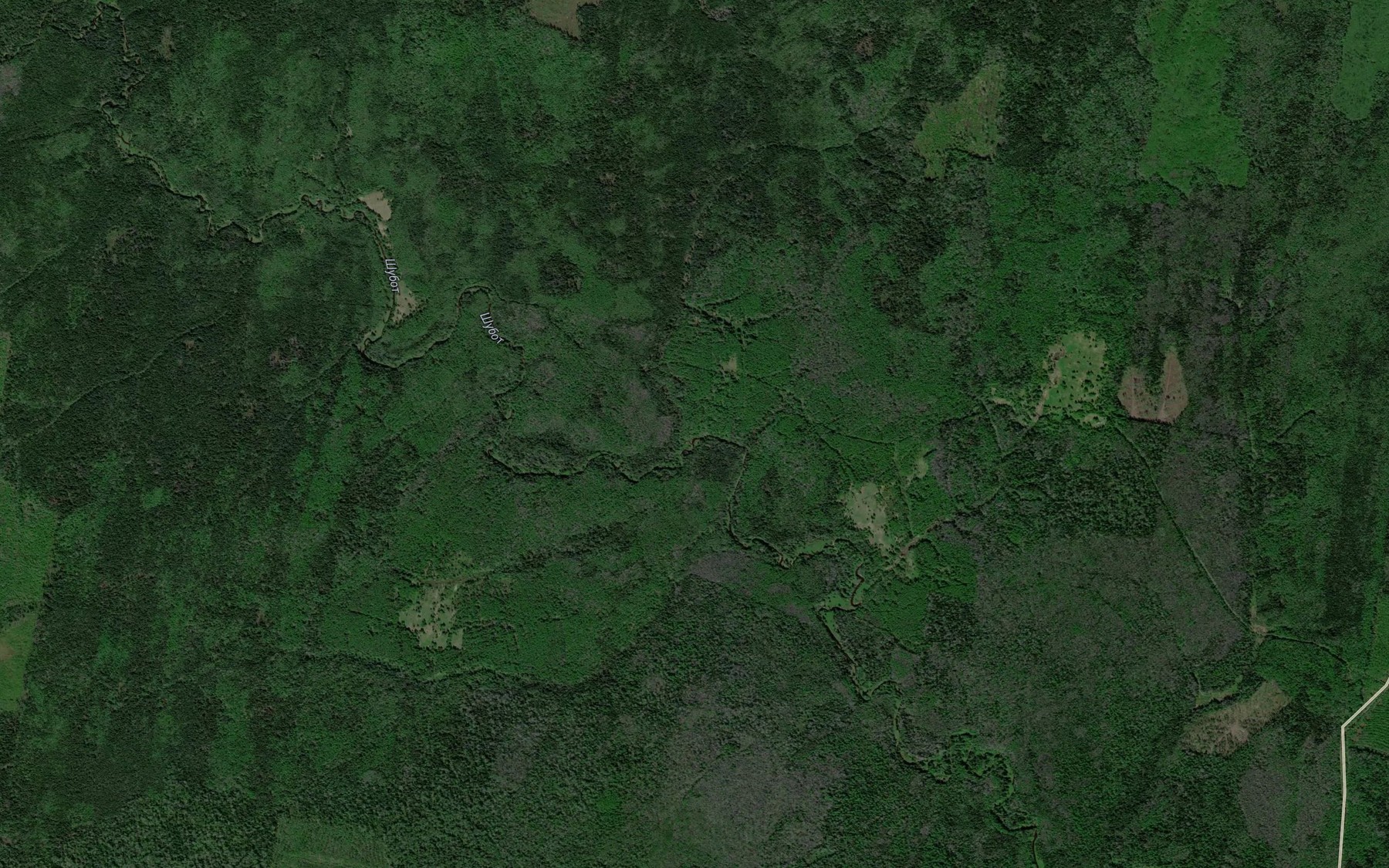 Satellite map of the Sukharikha