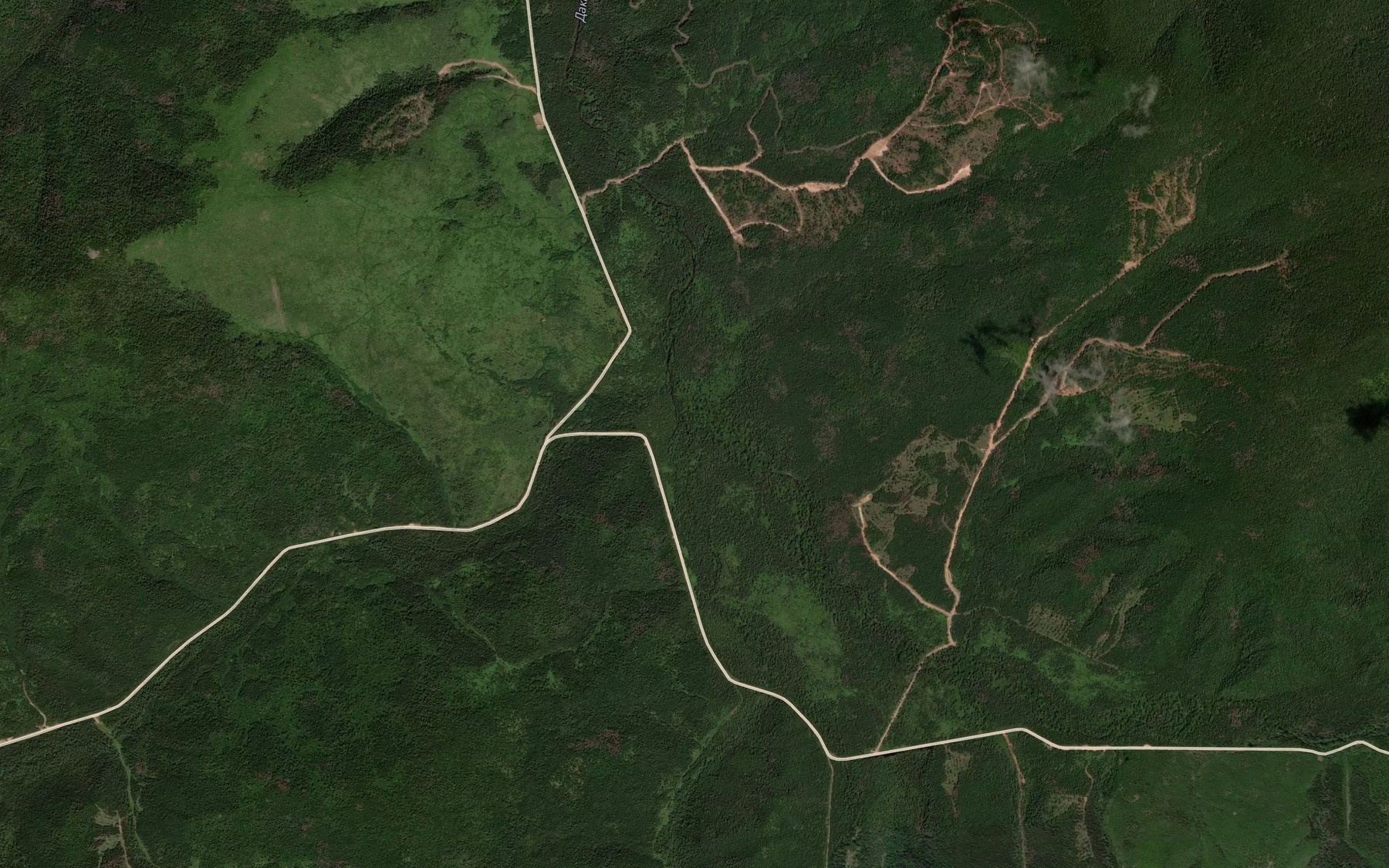 Satellite map of the Pereval'nyy