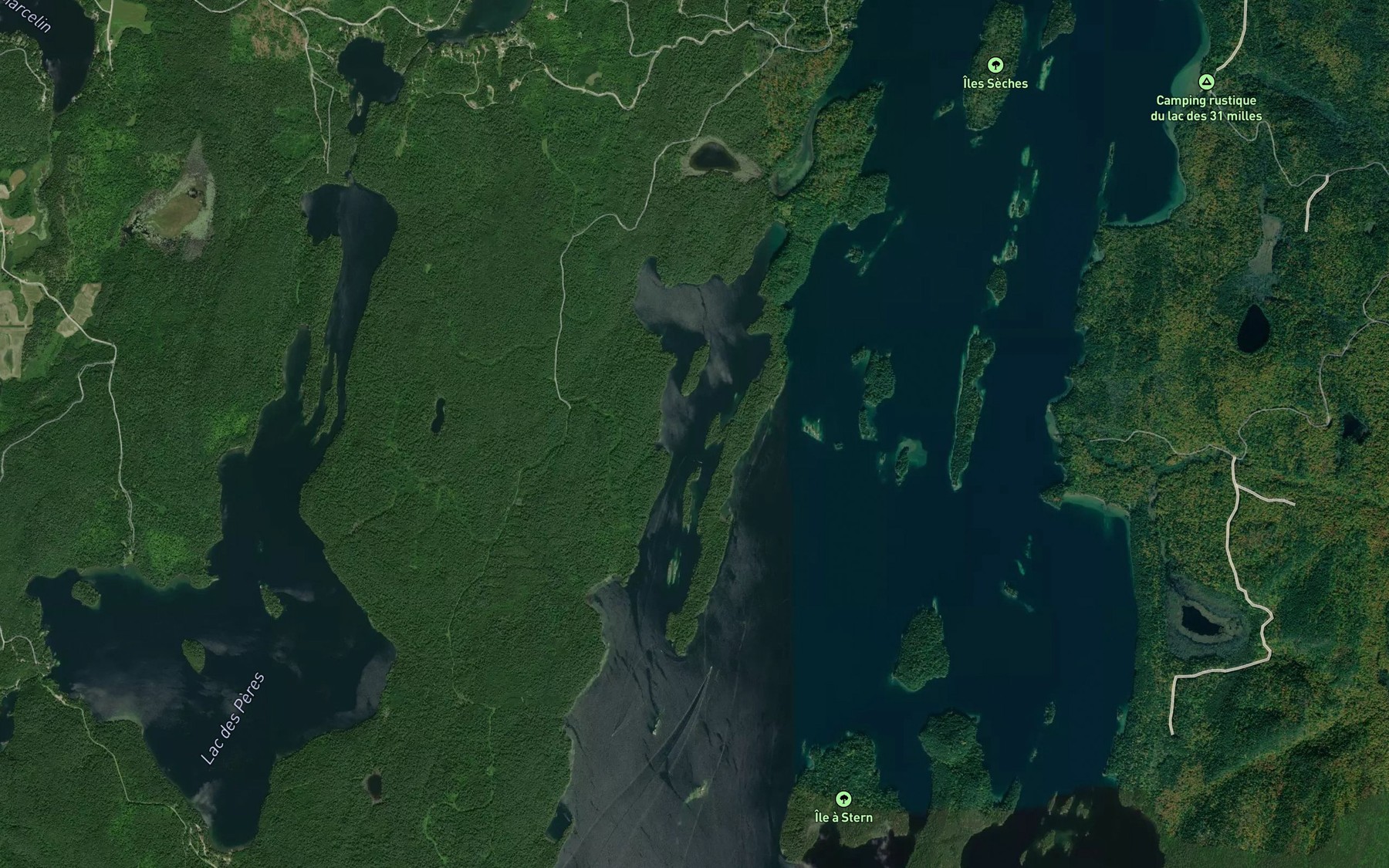 Satellite map of the Baie Gabriel