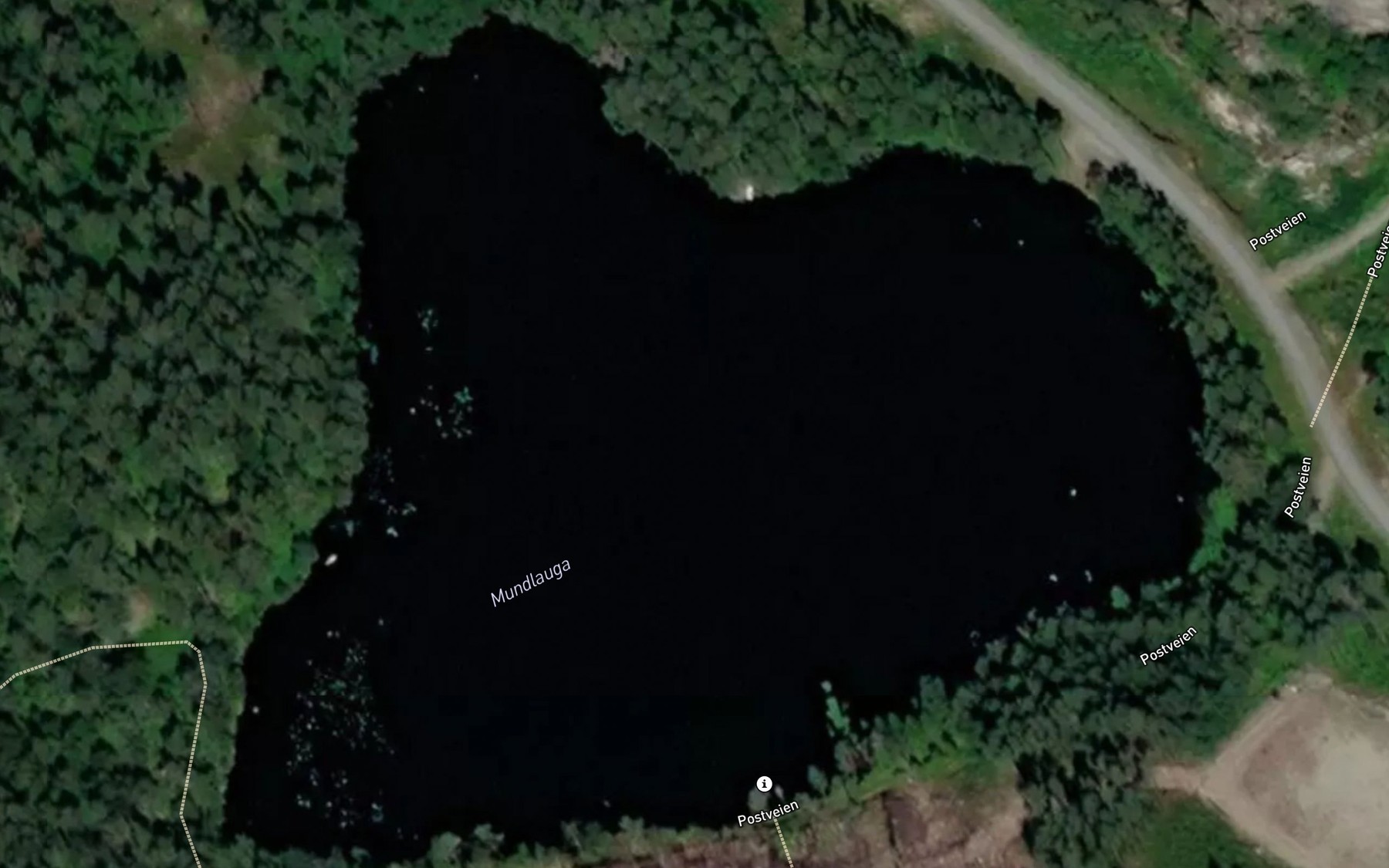 Satellite map of the Mundlauga