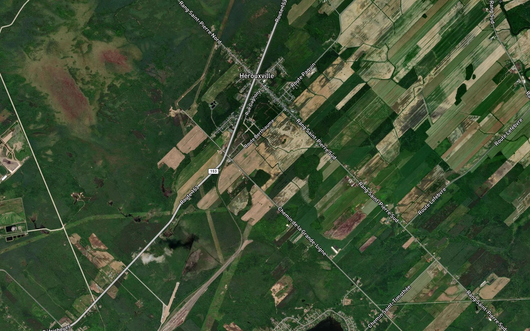 Satellite map of the Cours d'eau Duchesne