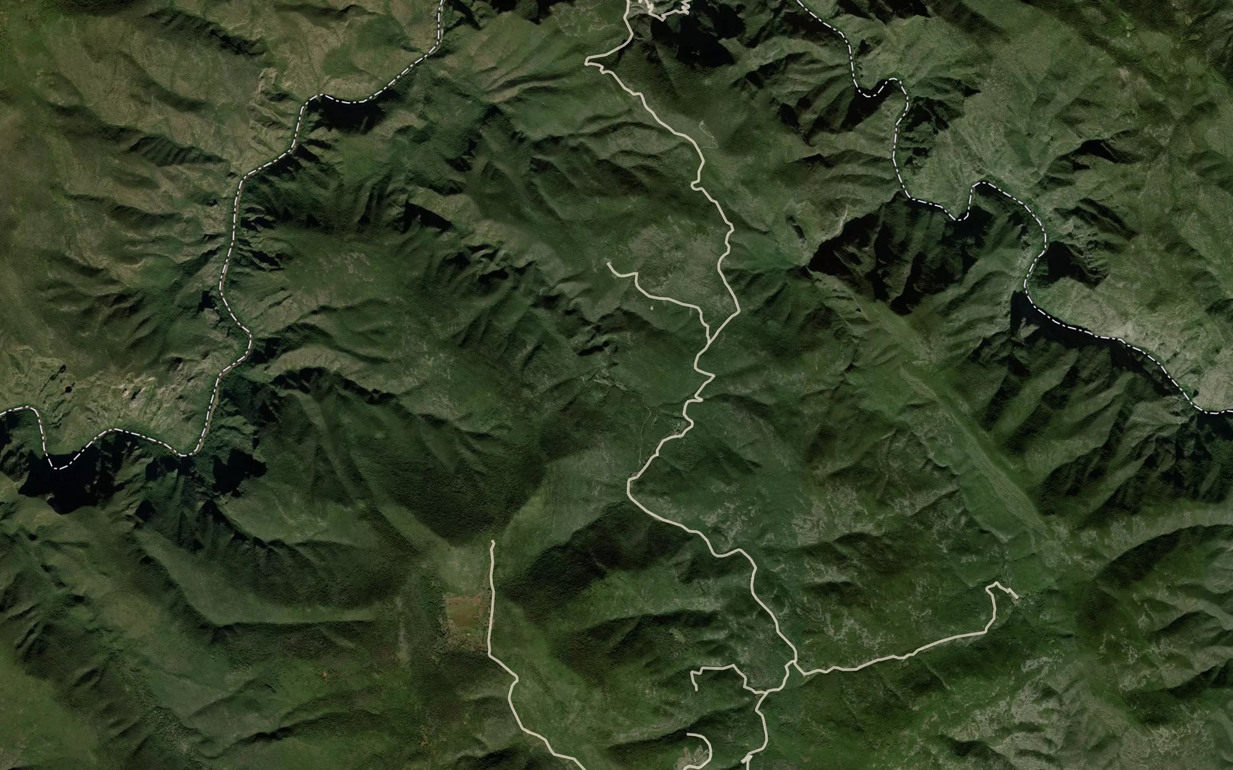 Satellite map of the Barranca Ojo de Agua